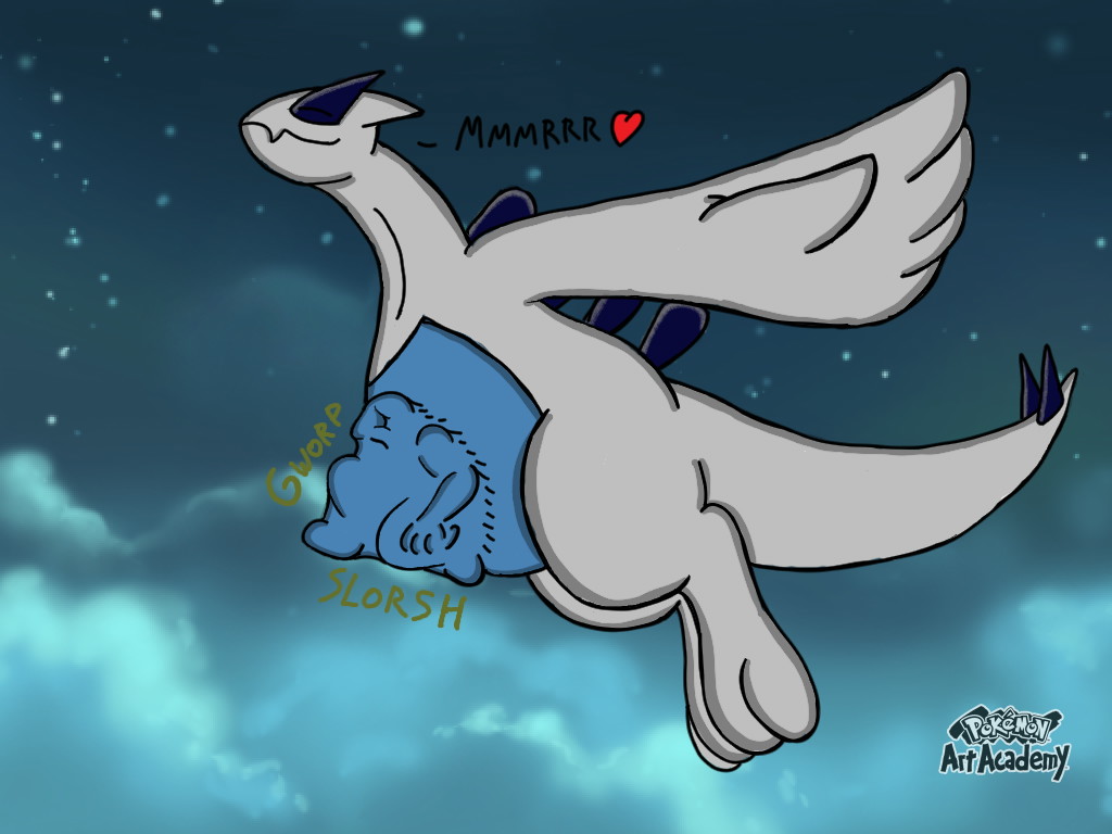 Lugia Sitting on You — Weasyl