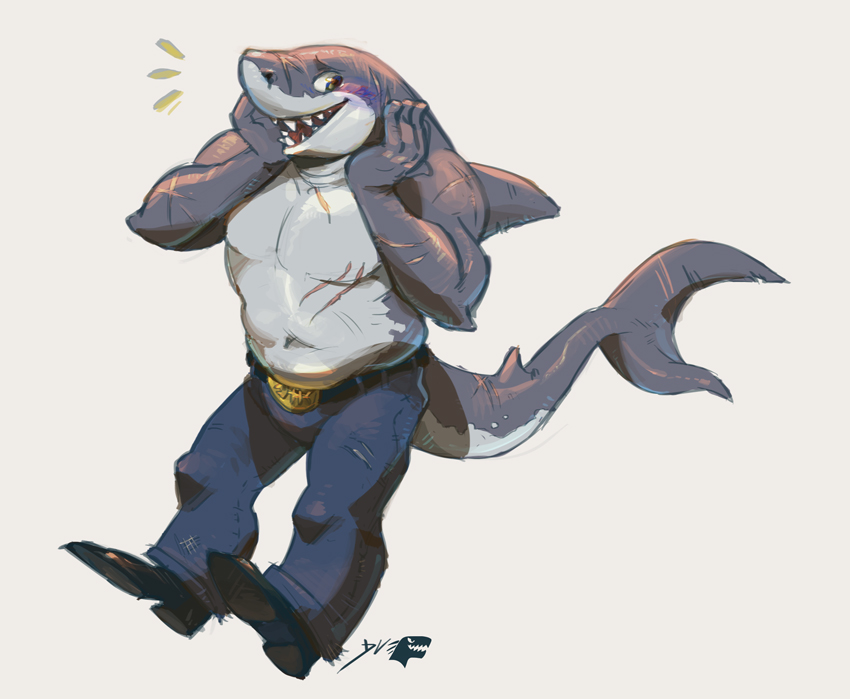 Sharkin Sharkfolk Shark-man Available in 