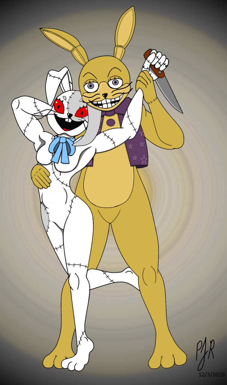 Glitchtrap and Vanny by TeamAvalancheFurrball -- Fur Affinity [dot] net