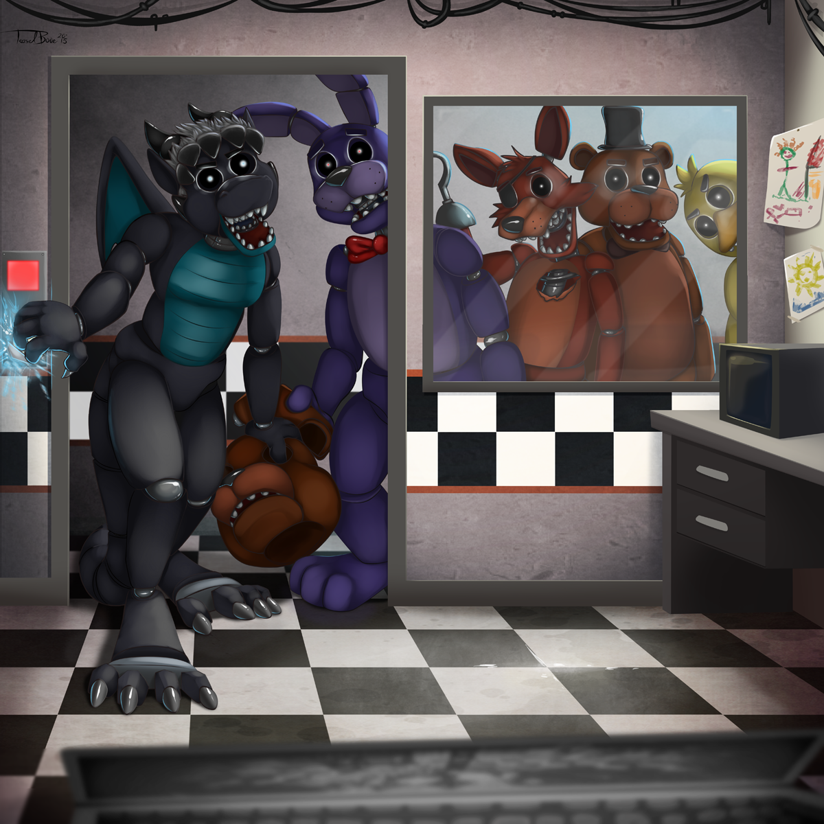 Commission: Five Nights at Rylae's. 
