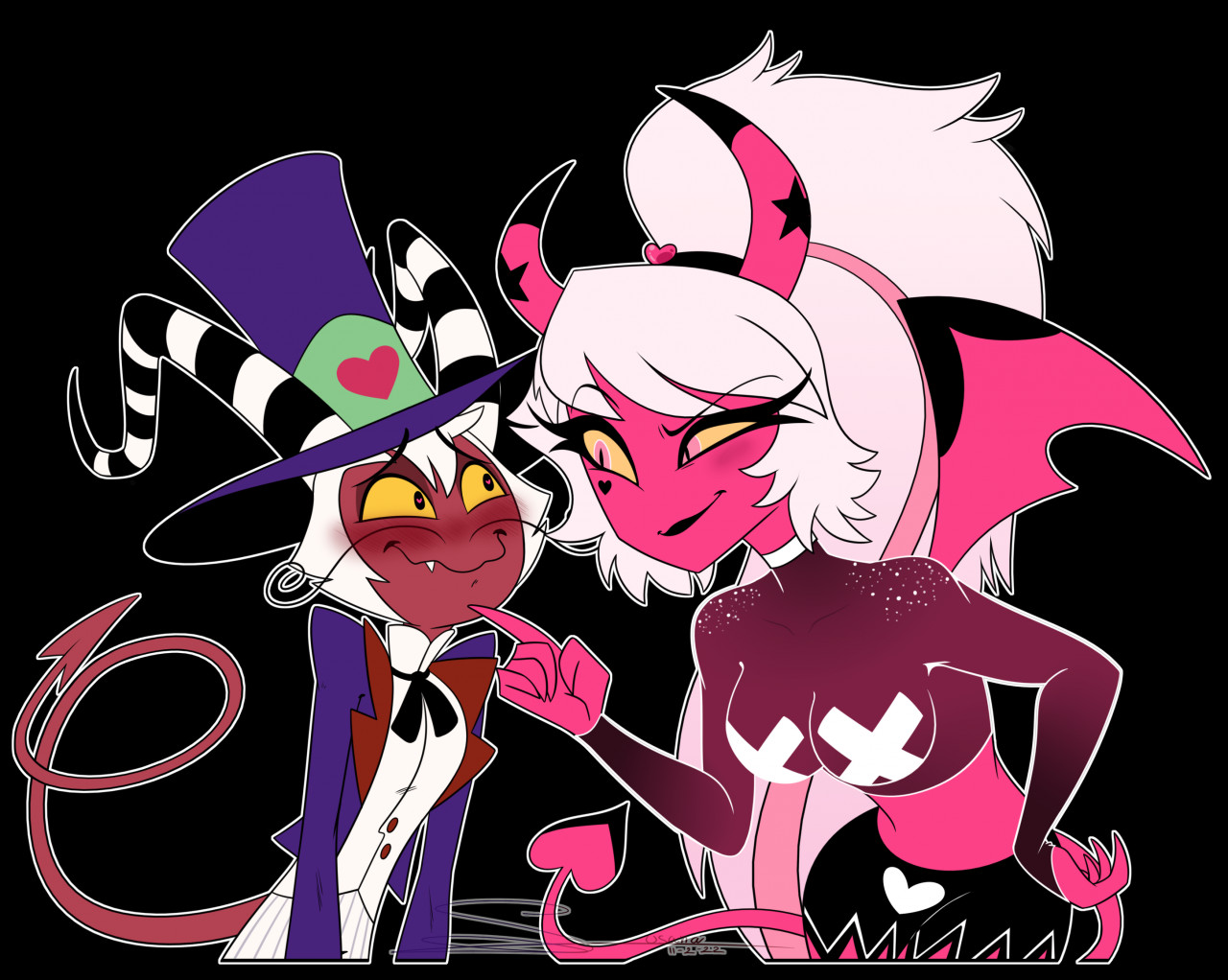Helluva Ships - Verosika Mayday x Wally Wackford by Tejedora713Joker -- Fur  Affinity [dot] net