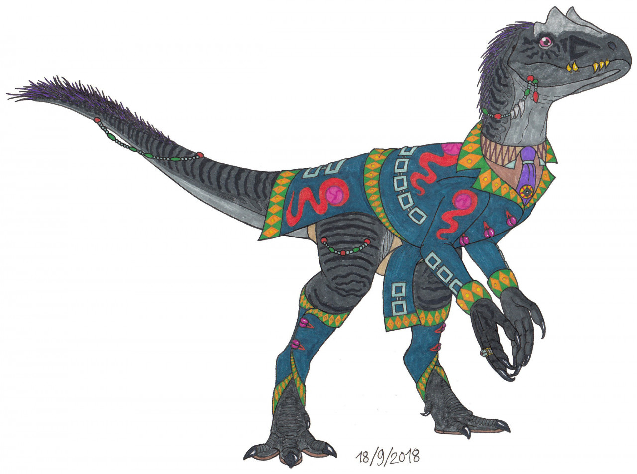 Aesthetical Allosaurus By Tektalox Fur Affinity [dot] Net