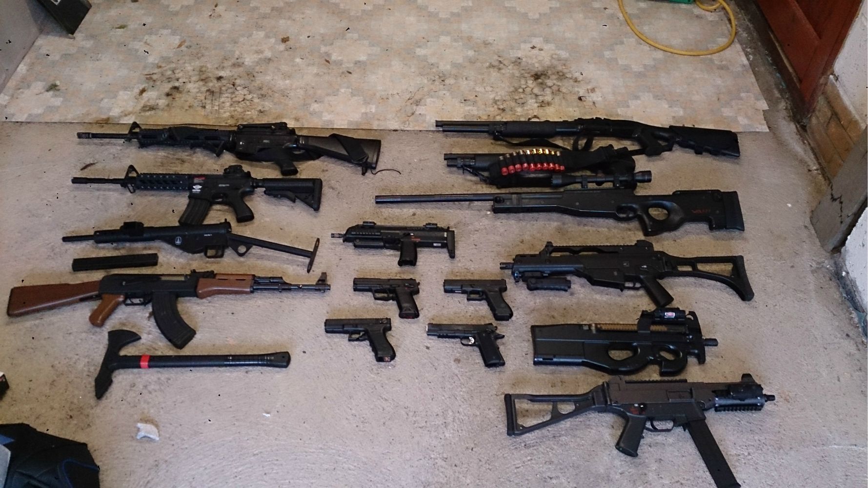 My Arsenal of Airsoft (airsoft scrap) by whassuppp56 -- Fur Affinity [dot]  net