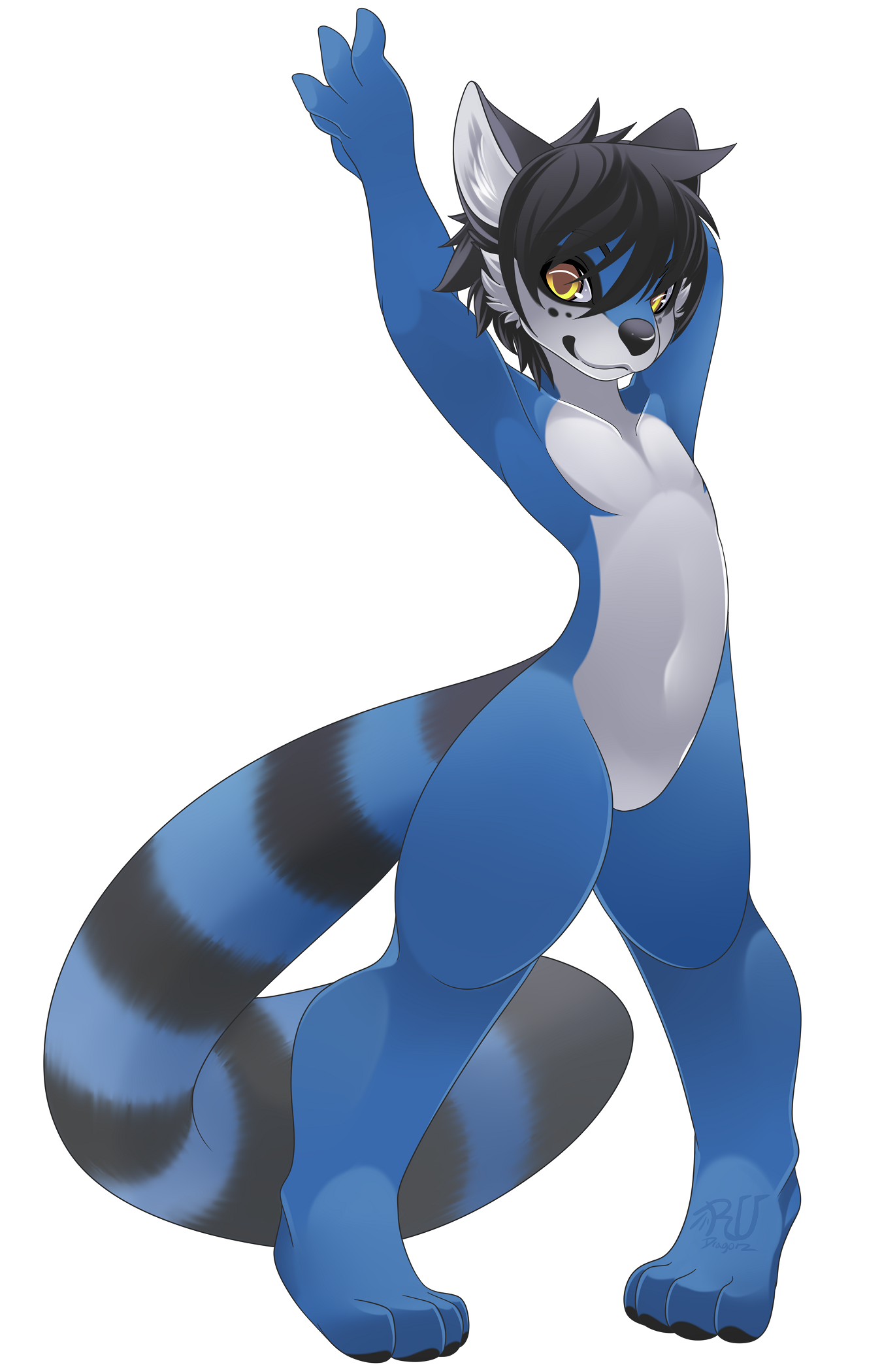 Stretch (Unclothed) by Tenebrae -- Fur Affinity [dot] net