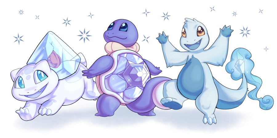 Unova Starters by SweetNSourStuff -- Fur Affinity [dot] net