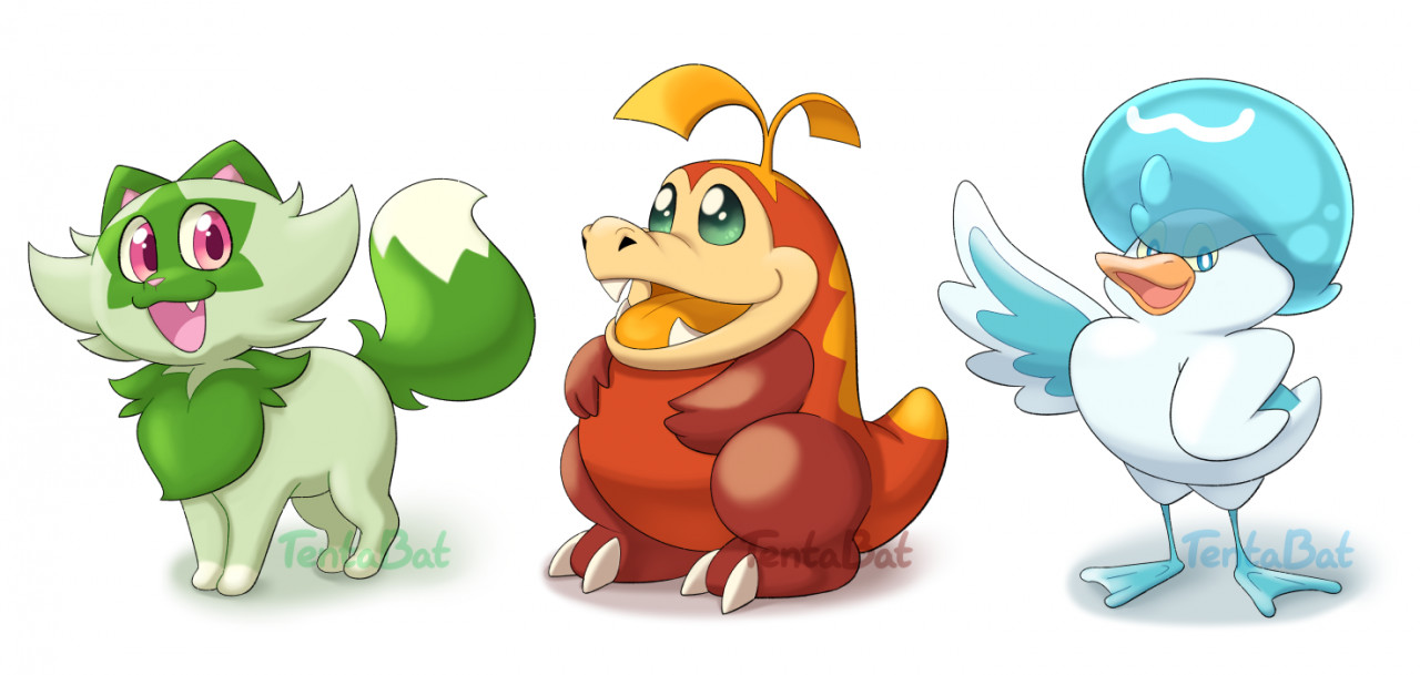 Pokemon Gen Starters By HeroineMarielys On DeviantArt, 41% OFF