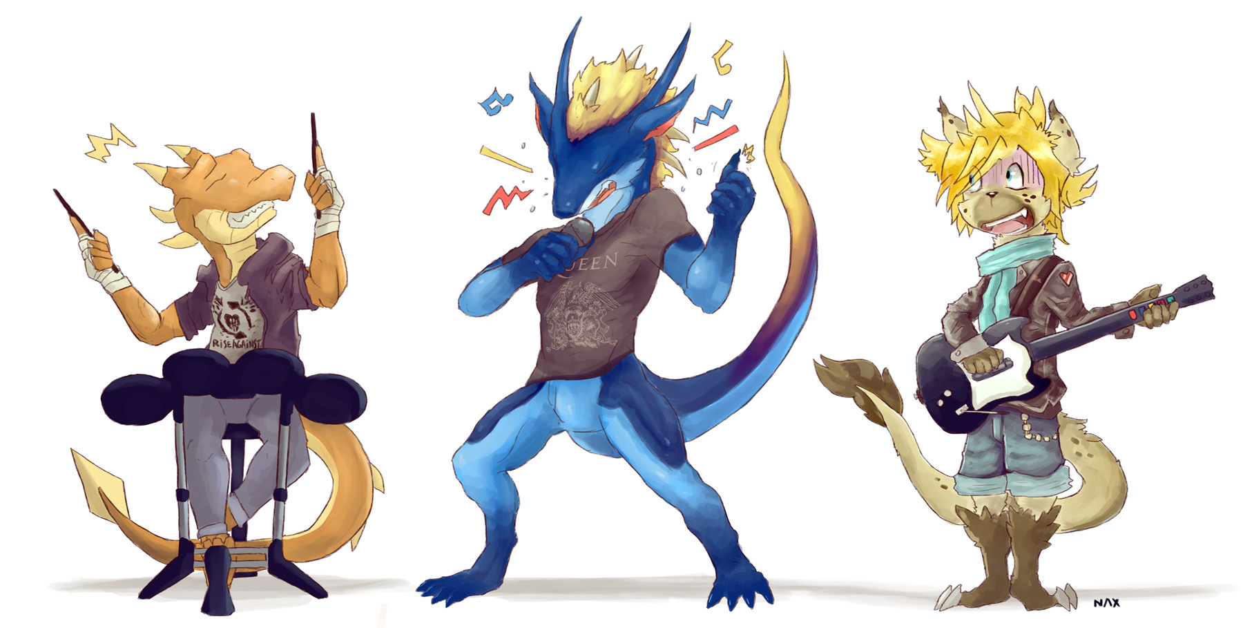  Charlienax Rock Band By Teryxc Fur Affinity dot Net