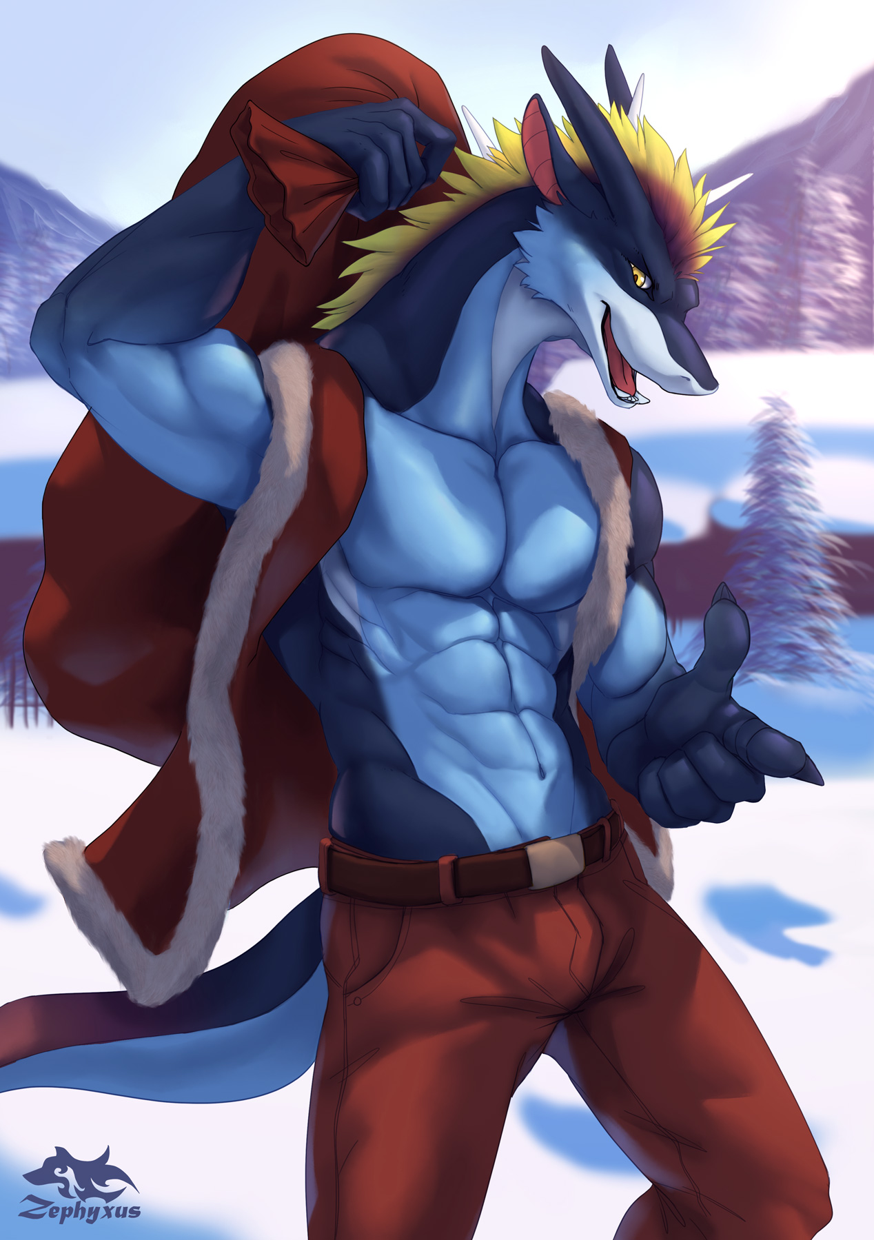 Zephyxus] Santa's coming for you Nice ones by teryxc -- Fur