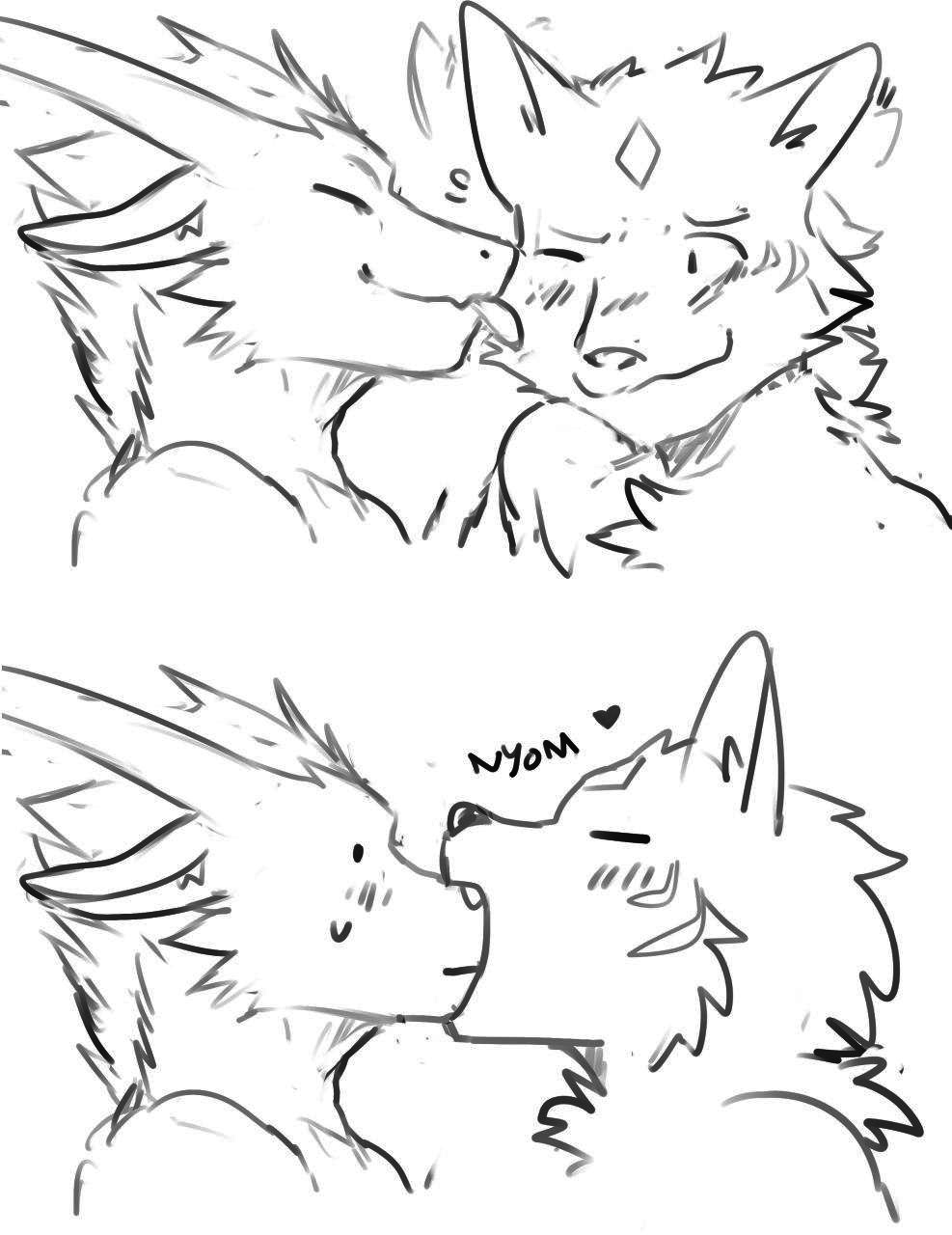 One Lick and Kiss [Lancewolf]