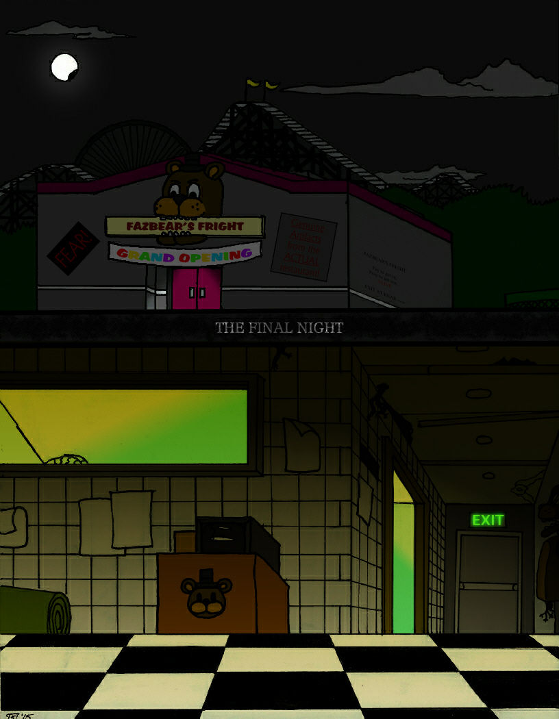 The Final Night (FNAF3 Comic) Pg. 1 by Tesla51 -- Fur Affinity [dot] net