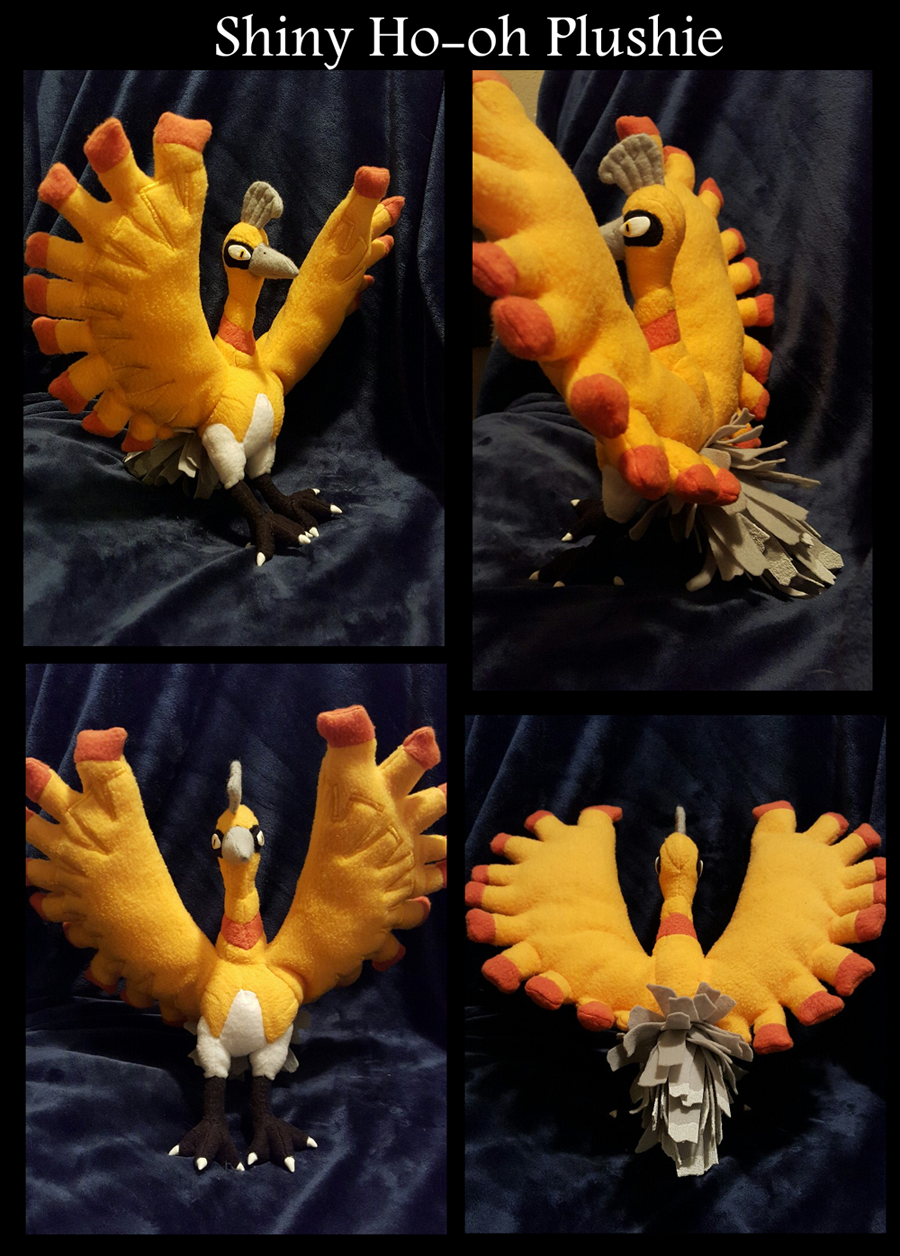 Shiny Ho-oh plush by Kaerura -- Fur Affinity [dot] net