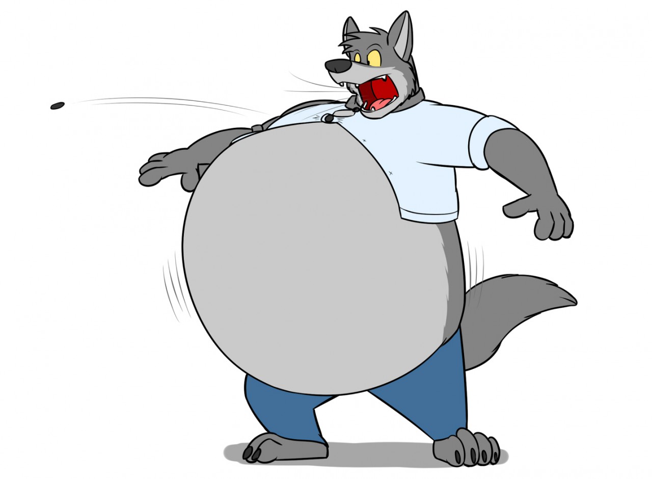 Fat wolf furry