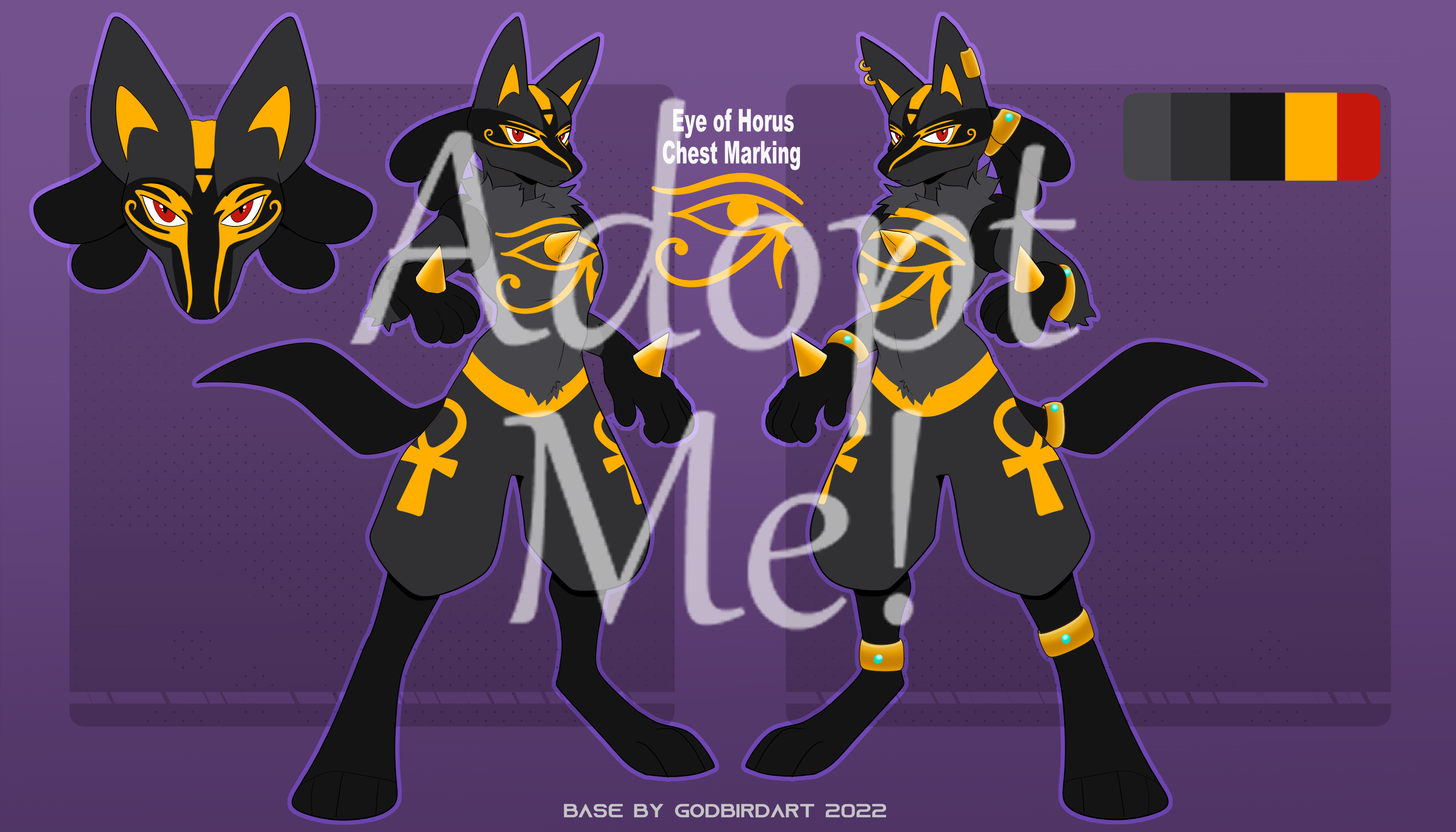 Anubis Lucario Adopt- SOLD