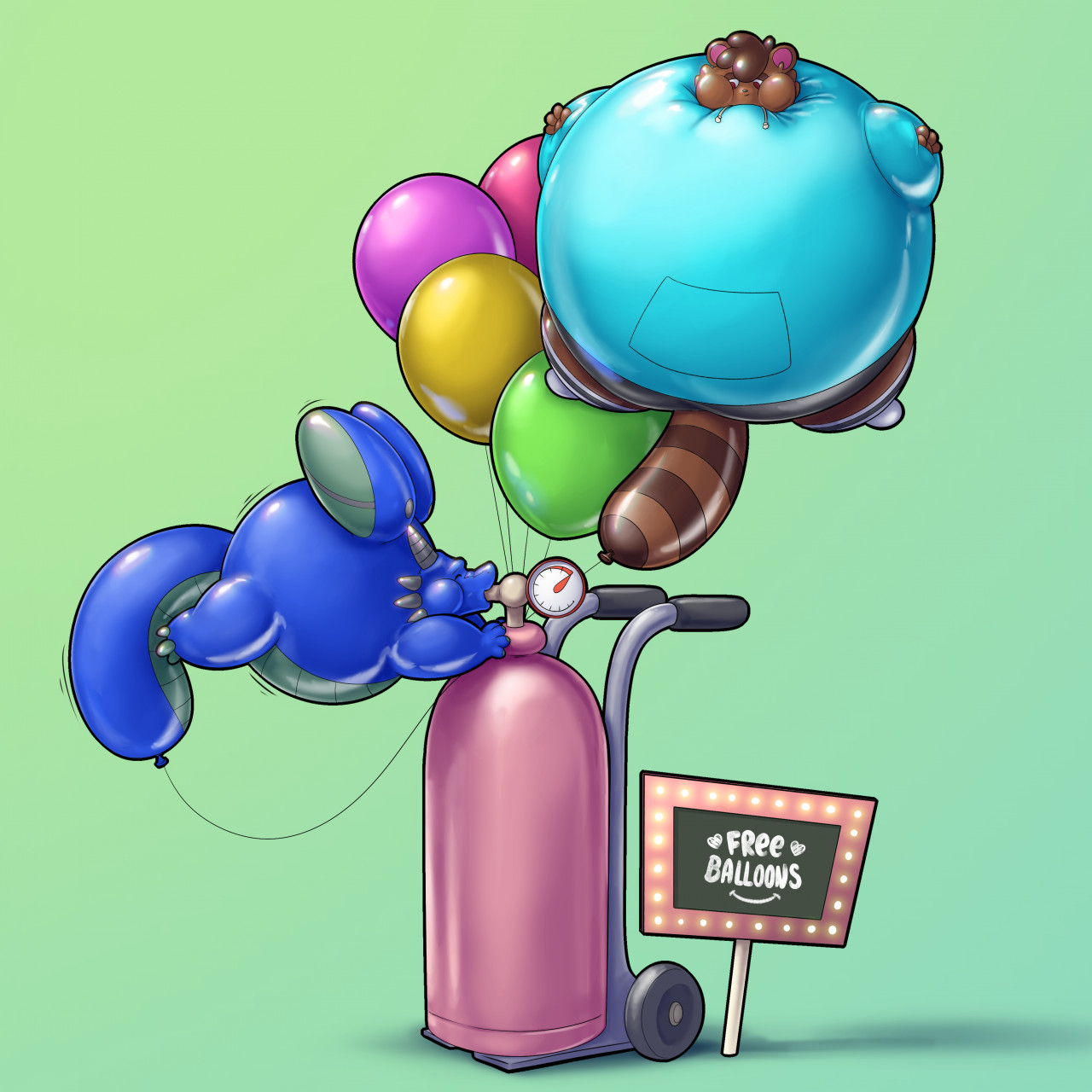 3/4) some balloons for the party 🎈 🎈 🎈 by IlmentoslI -- Fur Affinity  [dot] net