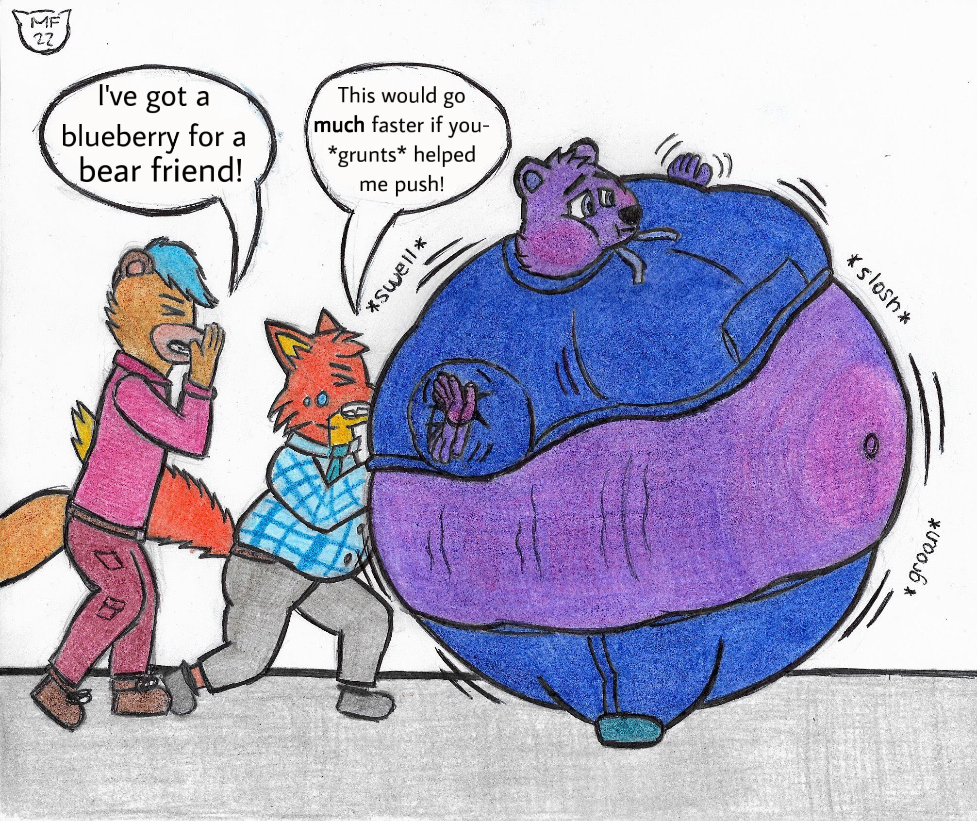 Cruise the Blue-bear-ry [4/4] by ThatFurryWhoEatsALot -- Fur Affinity [dot]  net