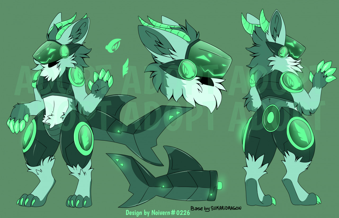 HQ DETAILED HALLOWEEN PROTOGEN ADOPT + 4 TELEGRAM STICKERS by AnalShop --  Fur Affinity [dot] net