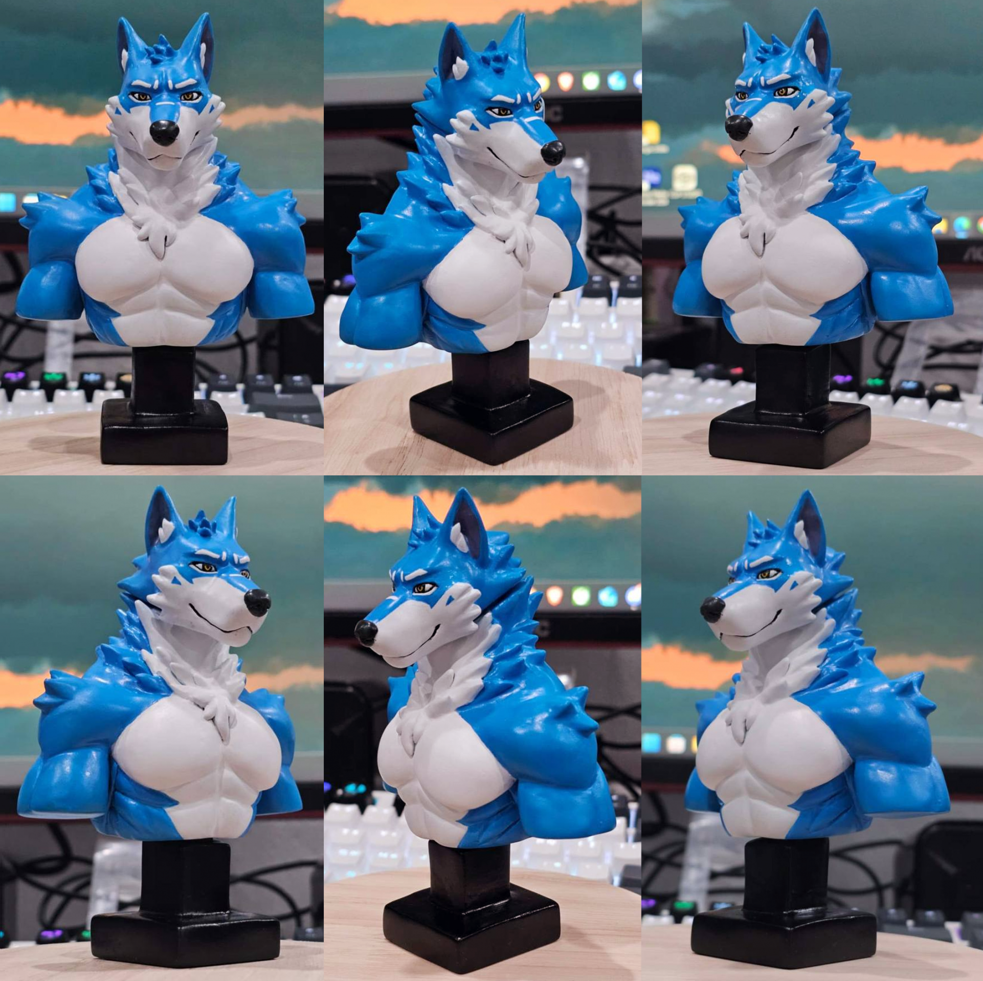 Wolfie Sculpture