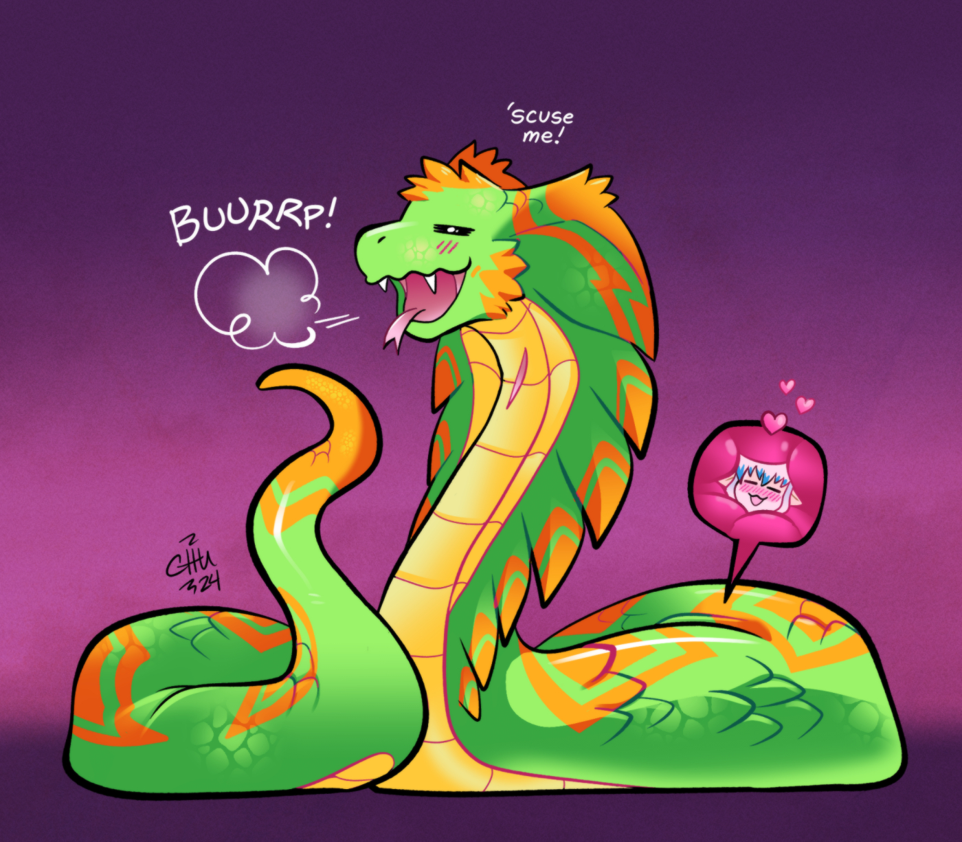 Li'l Burp, Big Snake