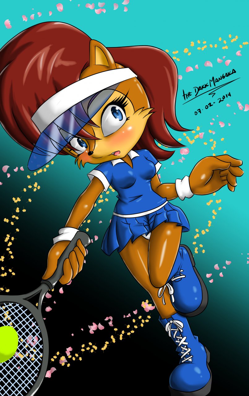 sonic tennis by sonictopfan on DeviantArt