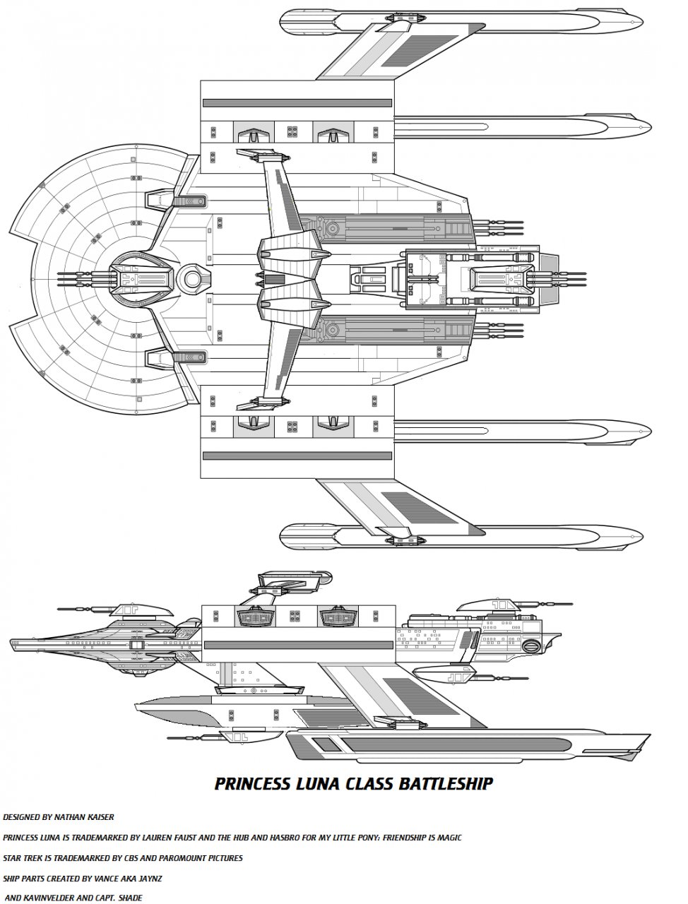 PRINCESS LUNA CLASS BATTLESHIP by The-Kaiser -- Fur Affinity [dot] net