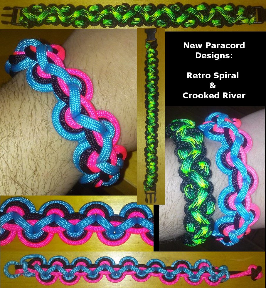 Paracord Bracelets for sale: New Designs! by The-Pied-Piper -- Fur