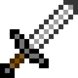 minecraft sword png image