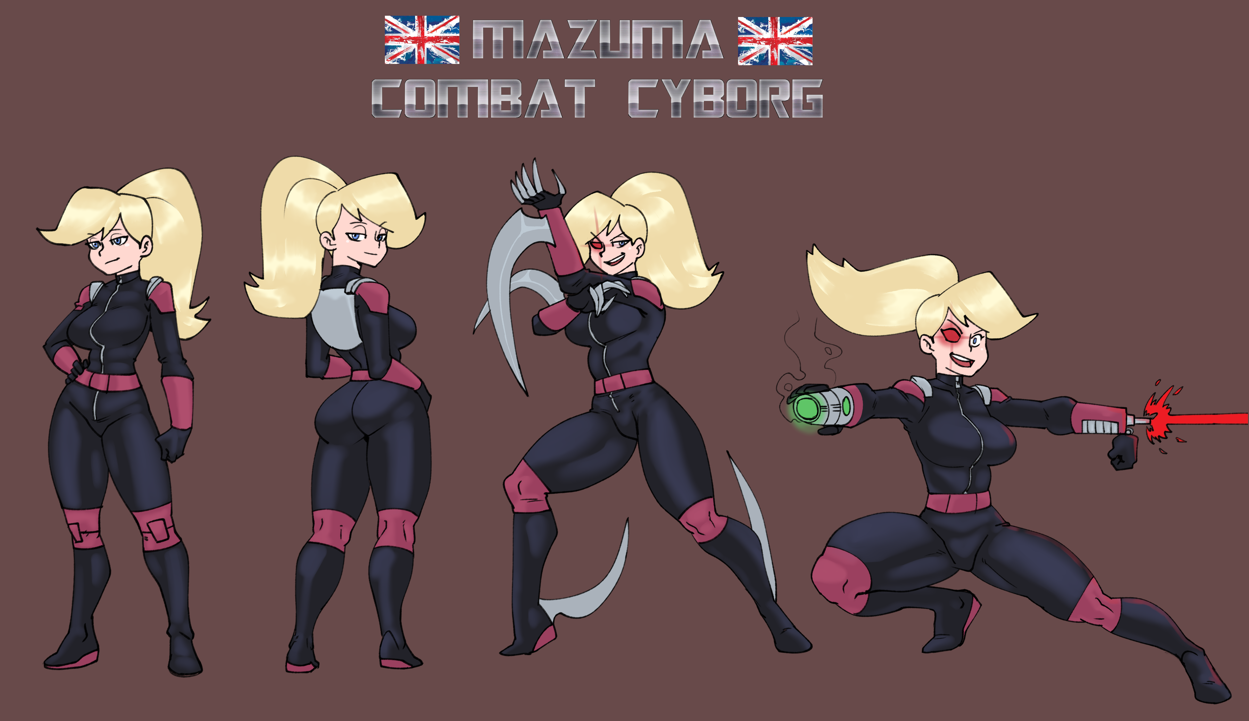 Mazuma - Combat Cyborg by TheAncientEvil -- Fur Affinity [dot] net