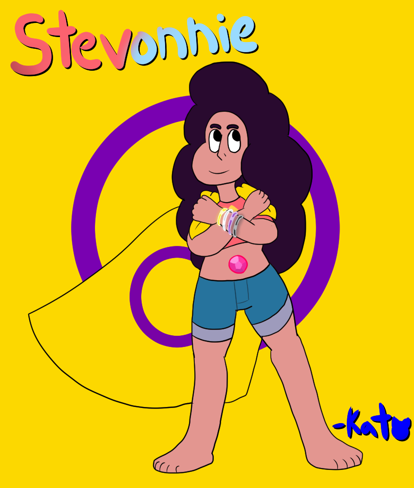 Pride Month 2021 Stevonnie by TheAnnonymousKat -- Fur Affinity [dot] net