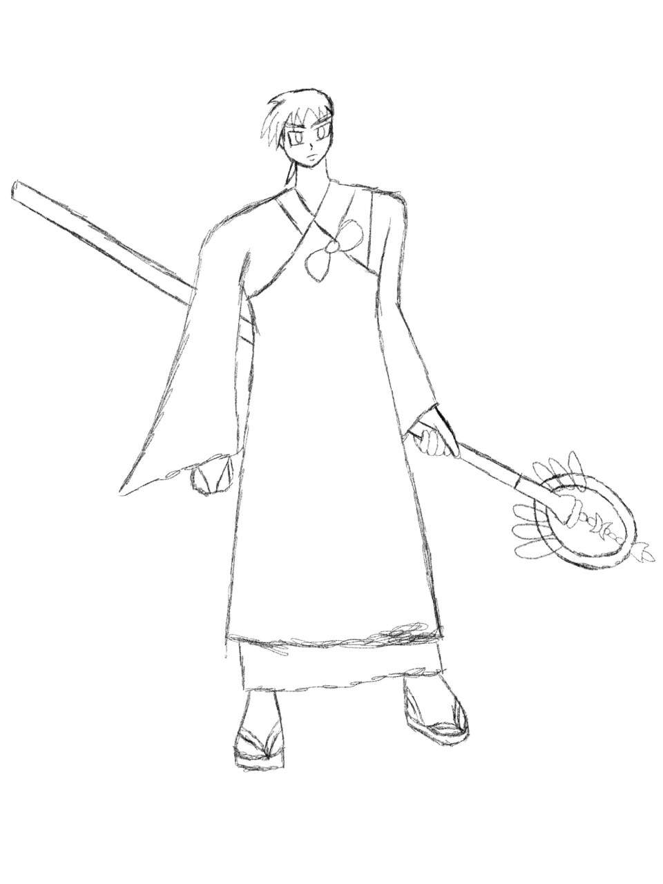 miroku coloring pages