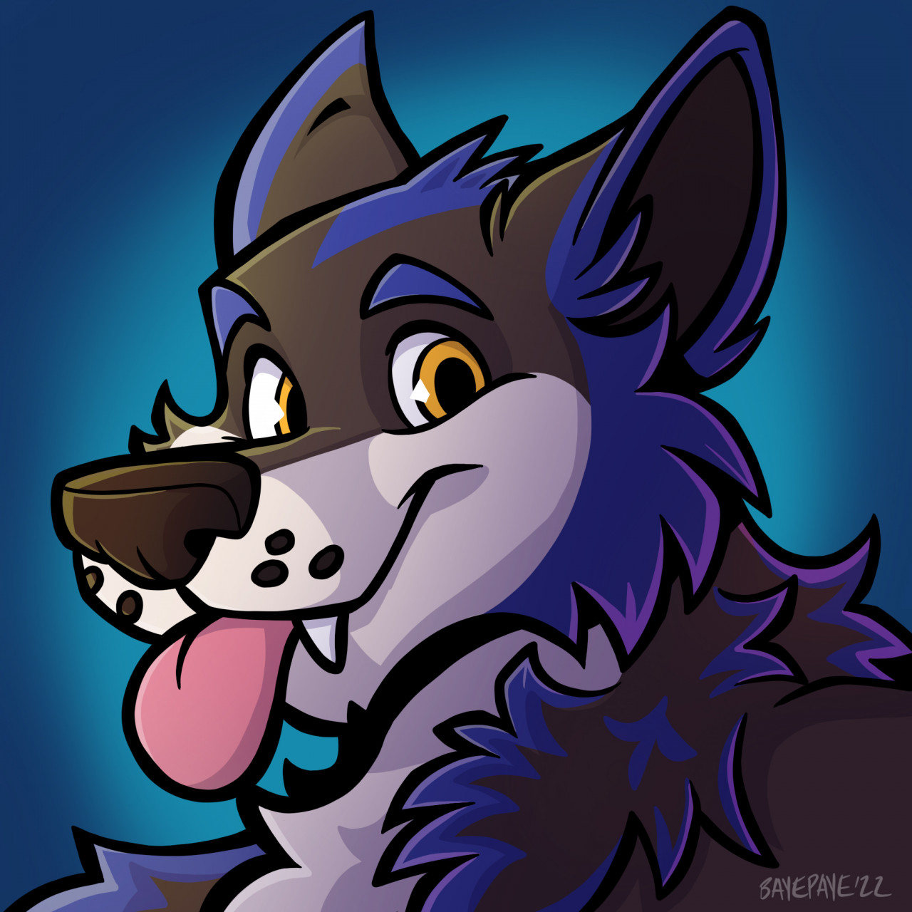 Blepping ArdWolf by The_ArdWolf -- Fur Affinity [dot] net