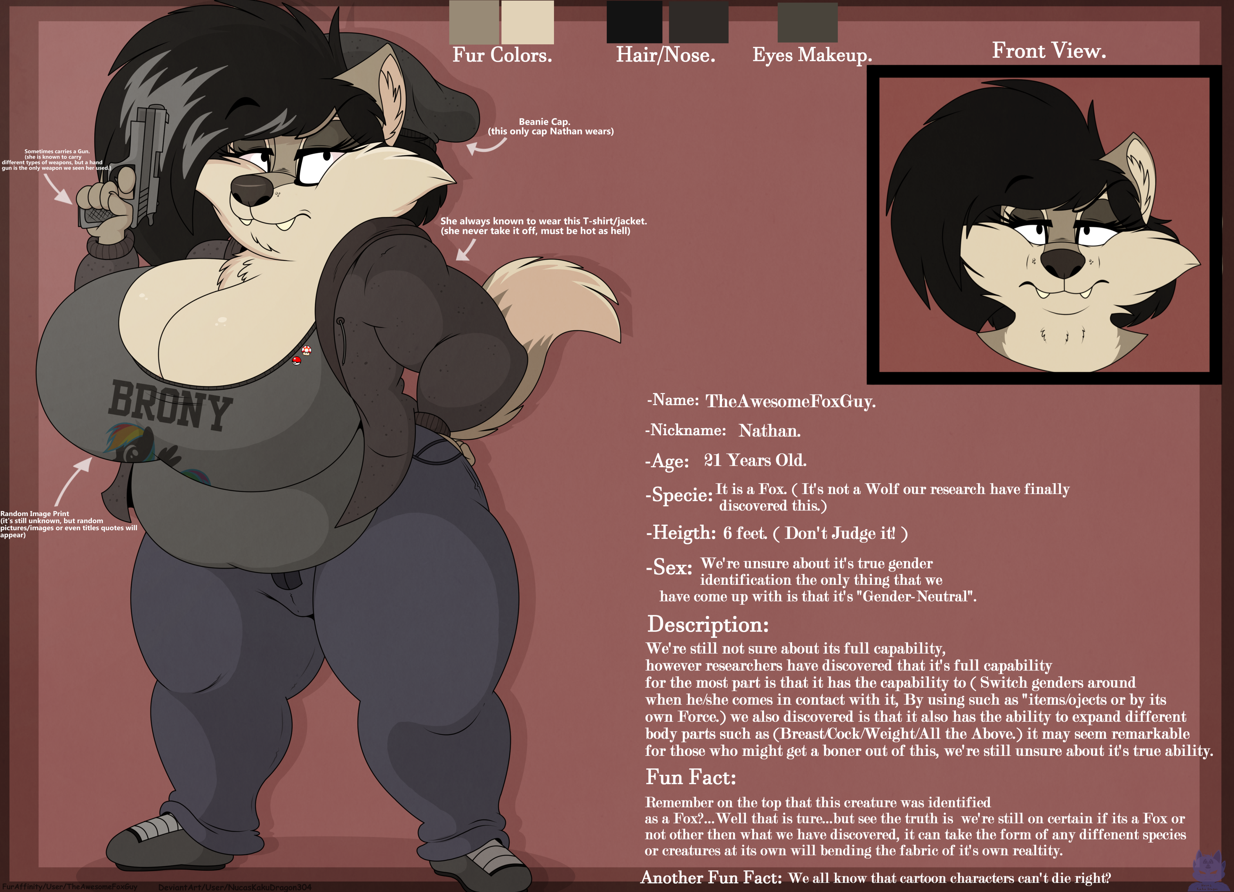 TheAwesomeFoxGuy -Character Sheet by TheAwesomeFoxGuy -- Fur Affinity [dot]  net