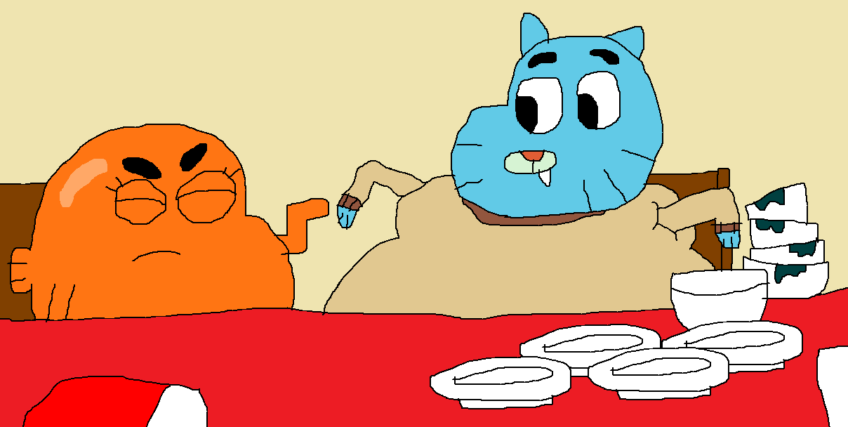 Gumball Whaterson and penny fizzydrink made By me\Falcon : r/gumball