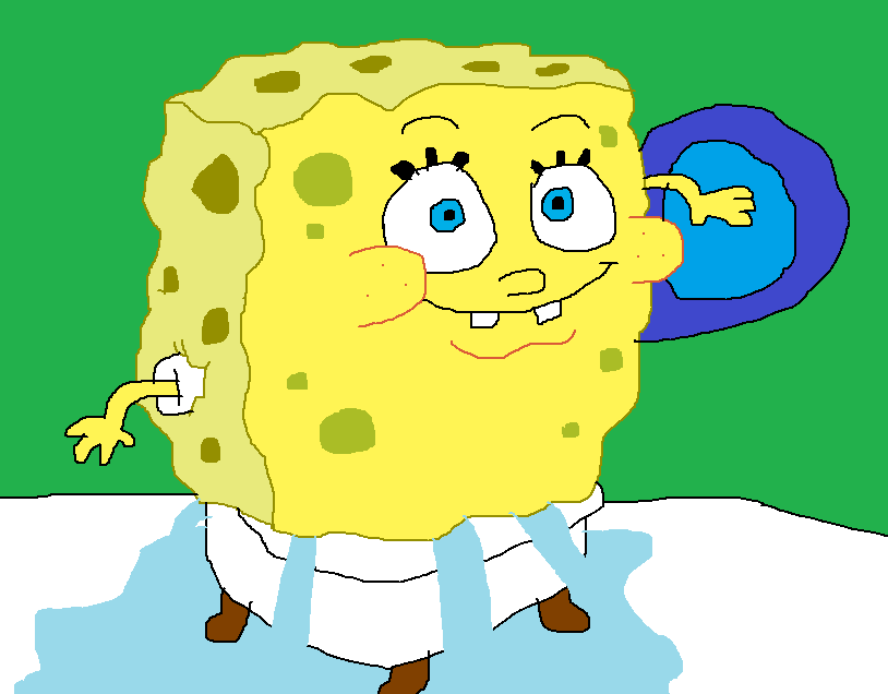 i need water spongebob