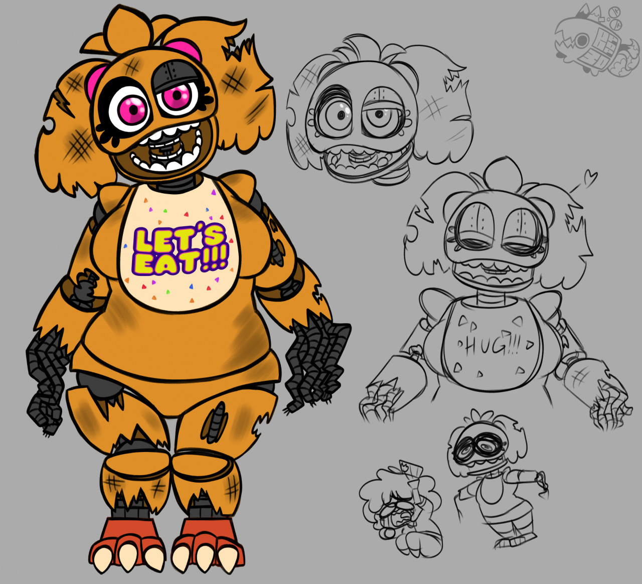 Withered Chica by TheBluePopsicle30 -- Fur Affinity [dot] net