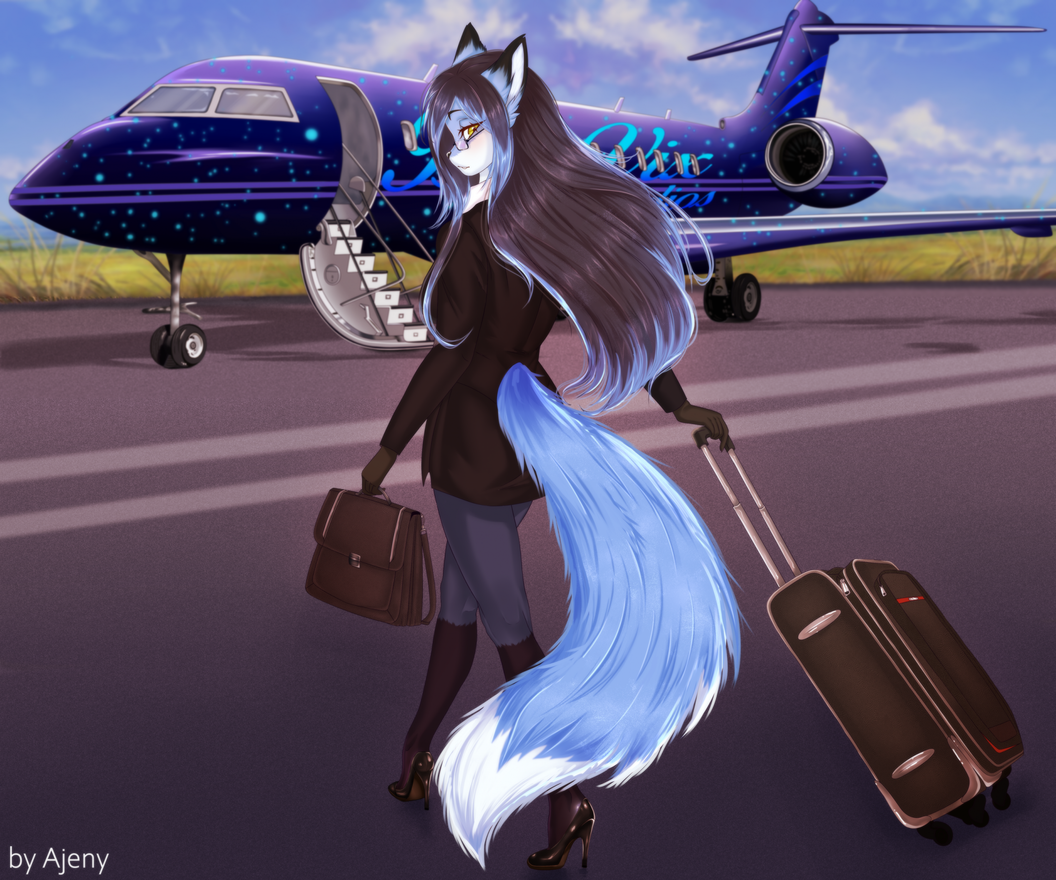 Private Jet - By Ajemy