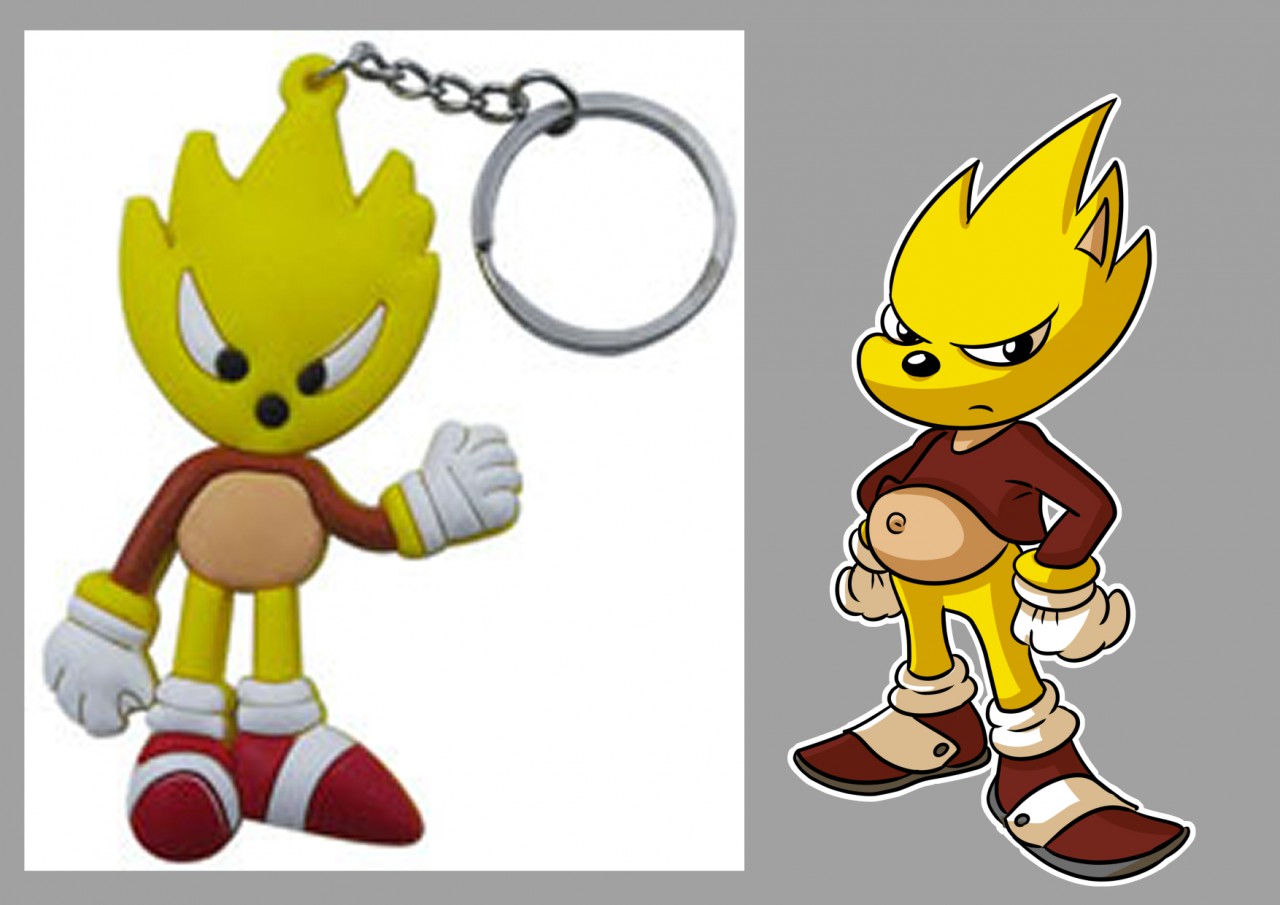 Sonic bootleg character - keychain by TheBrave -- Fur Affinity [dot] net