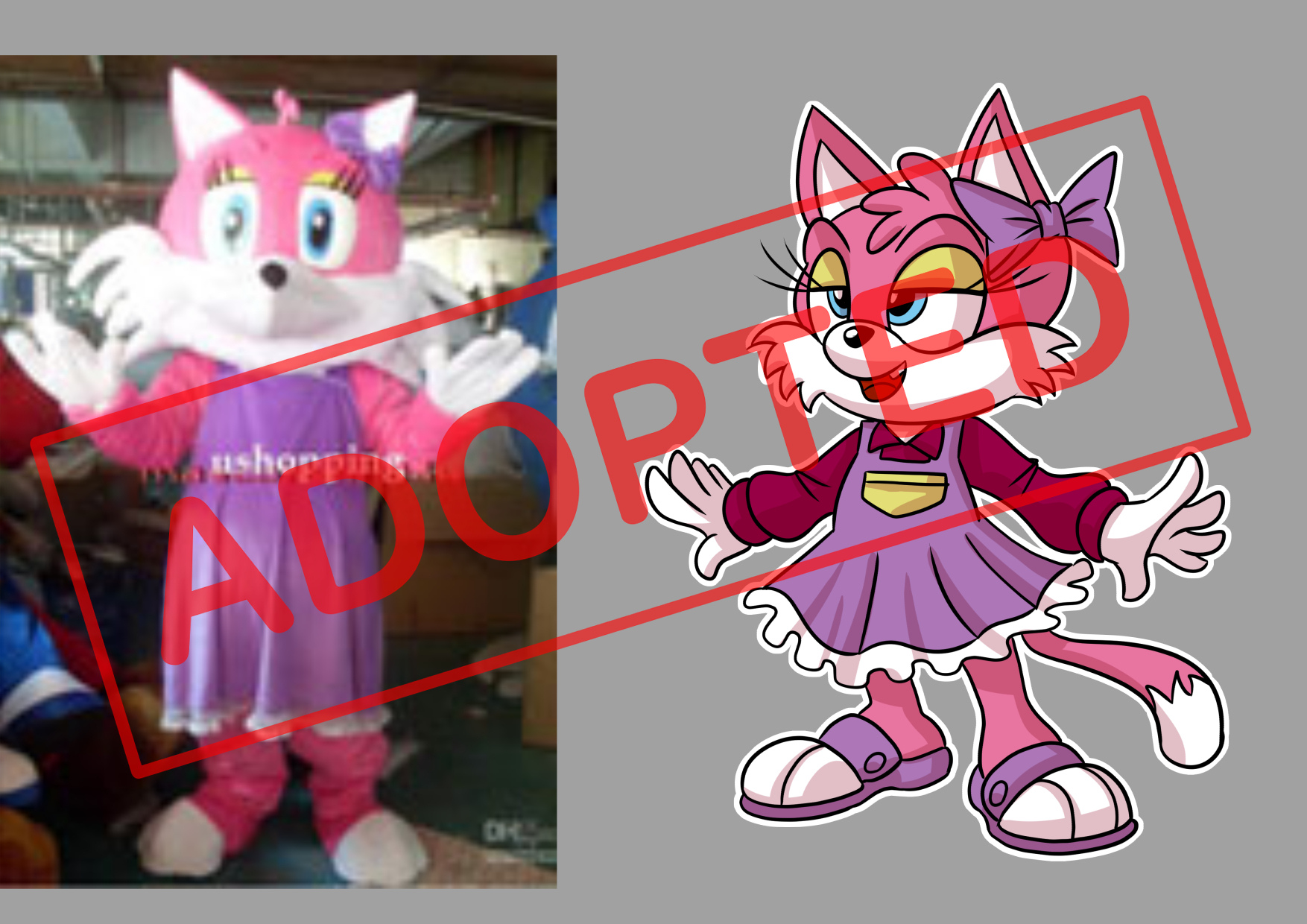 Sonic bootleg character - Pink Cat by TheBrave -- Fur Affinity