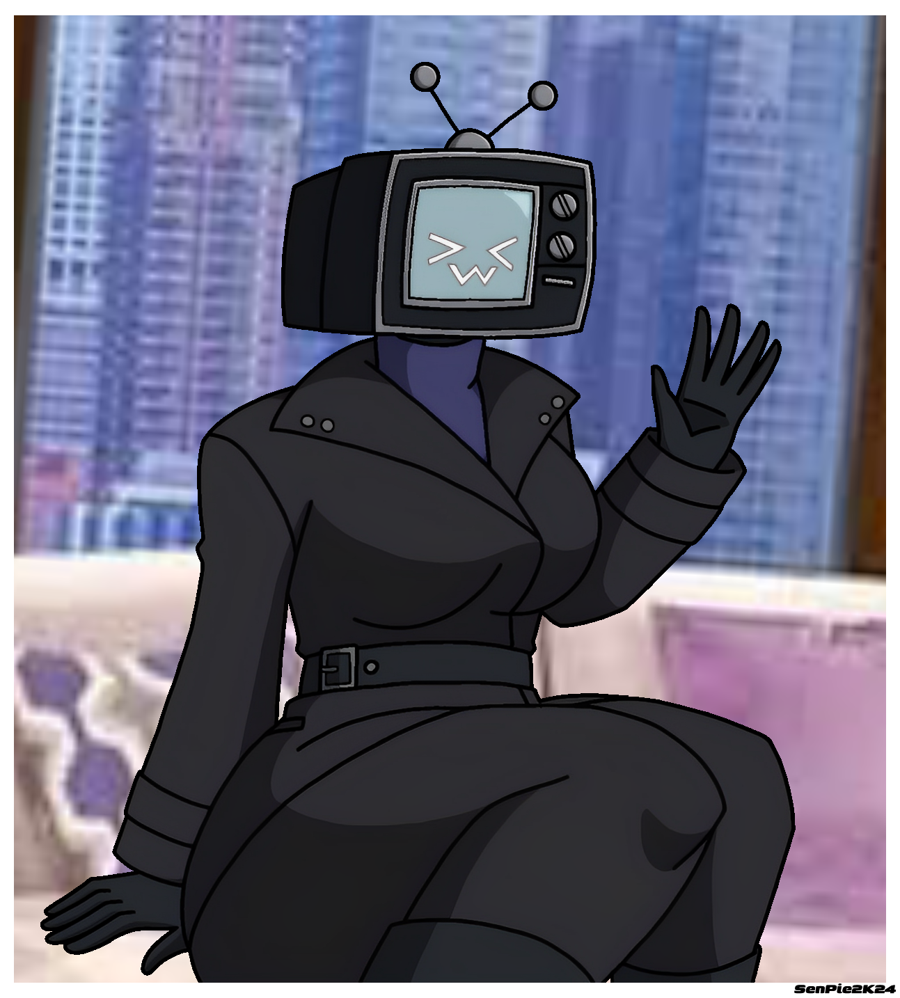 A picture of TV Woman by TheBunnyPie -- Fur Affinity [dot] net