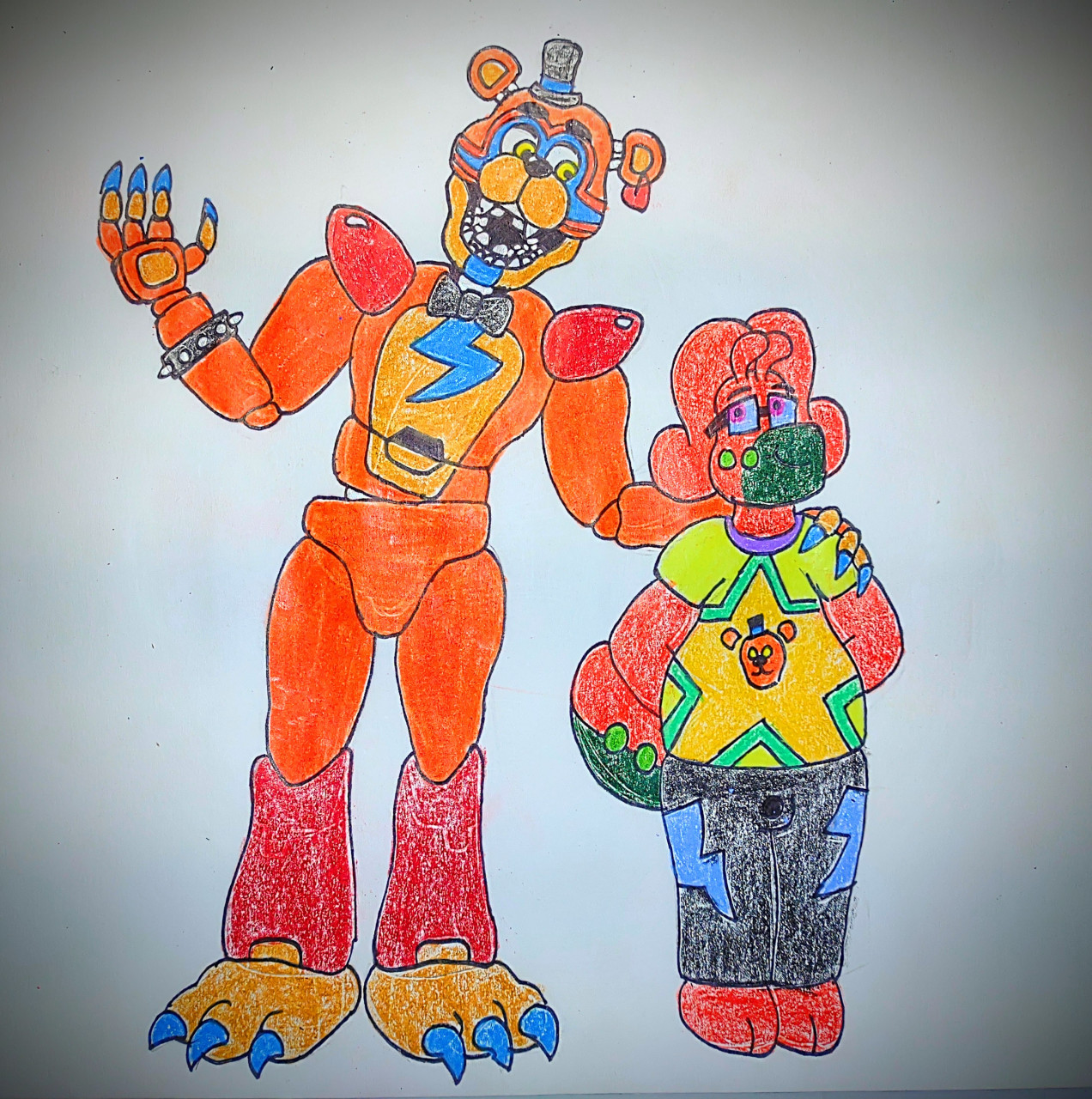 A Friend In Freddy~ FNAF SB Fanart of the charming friendship Gregory and  Freddy have ✨ ⚠️Please do not steal/repost my art!⚠️ : r/GameTheorists