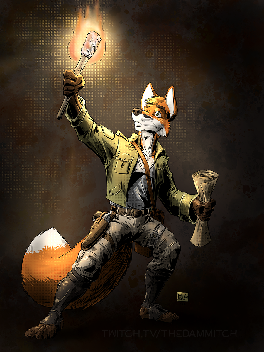 Character Design - Fox Explorer by TheDammitch -- Fur Affinity [dot] net