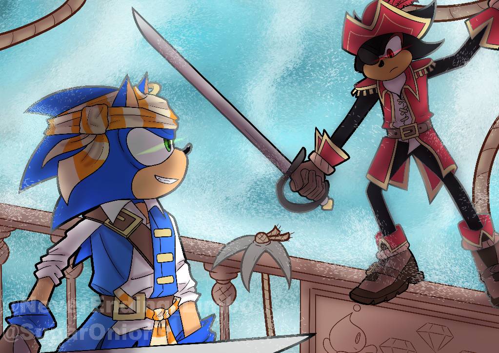 SONADOW: The Pirate and His Captain by sonicremix -- Fur Affinity