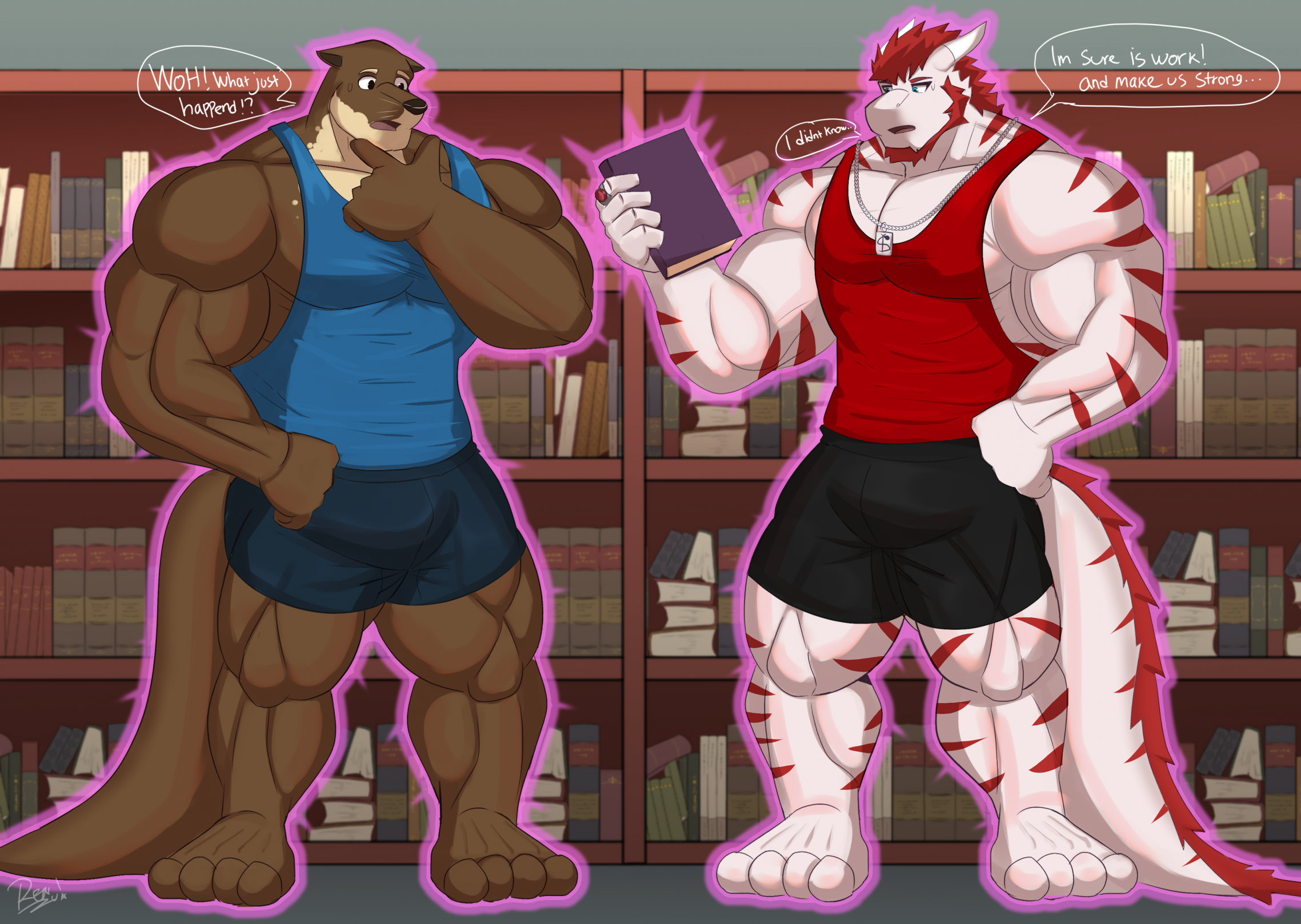 Muscle drain cursed book (2/4)