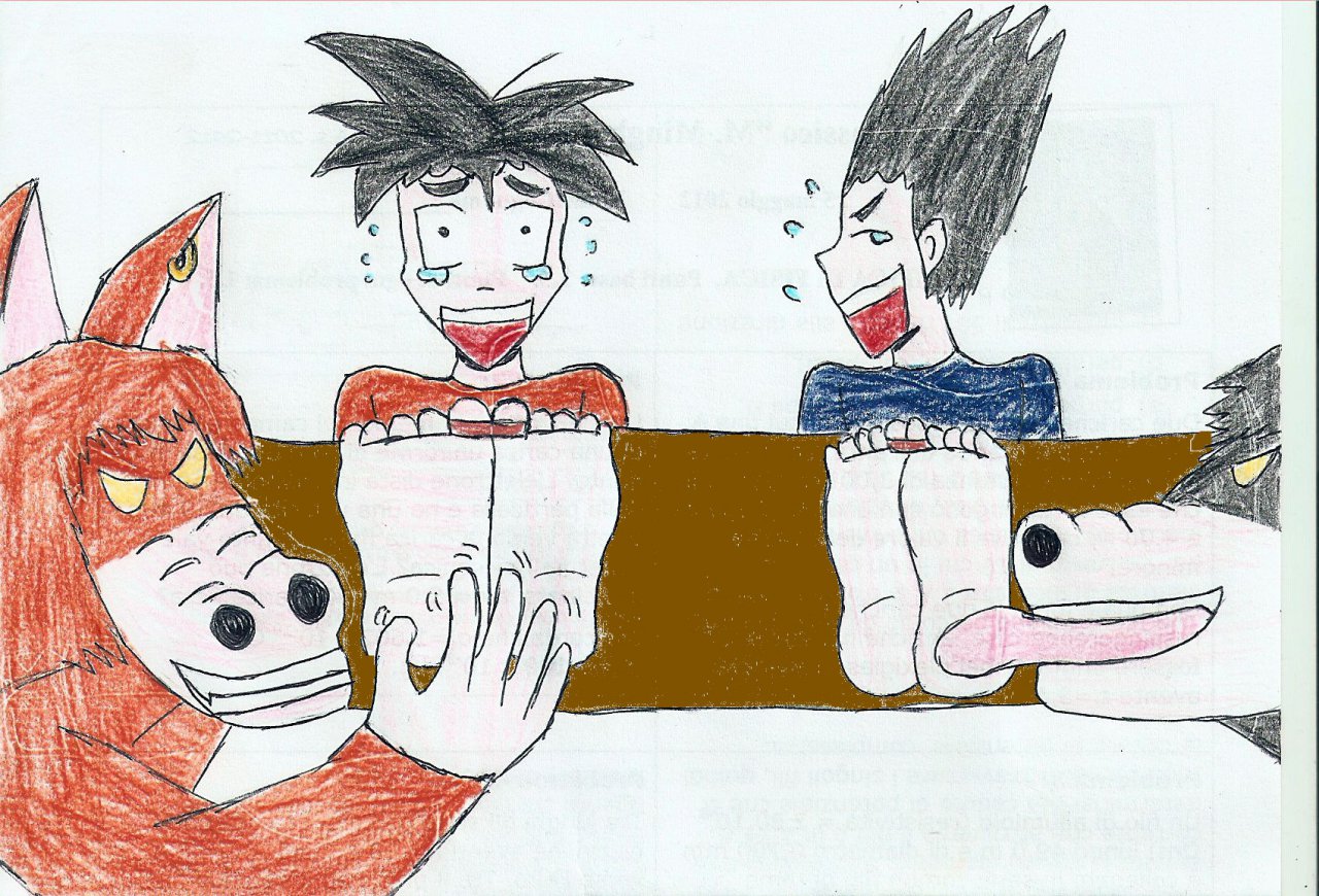 Goku and Vegeta tickled^^ by thedeathtickler -- Fur Affinity [dot] net