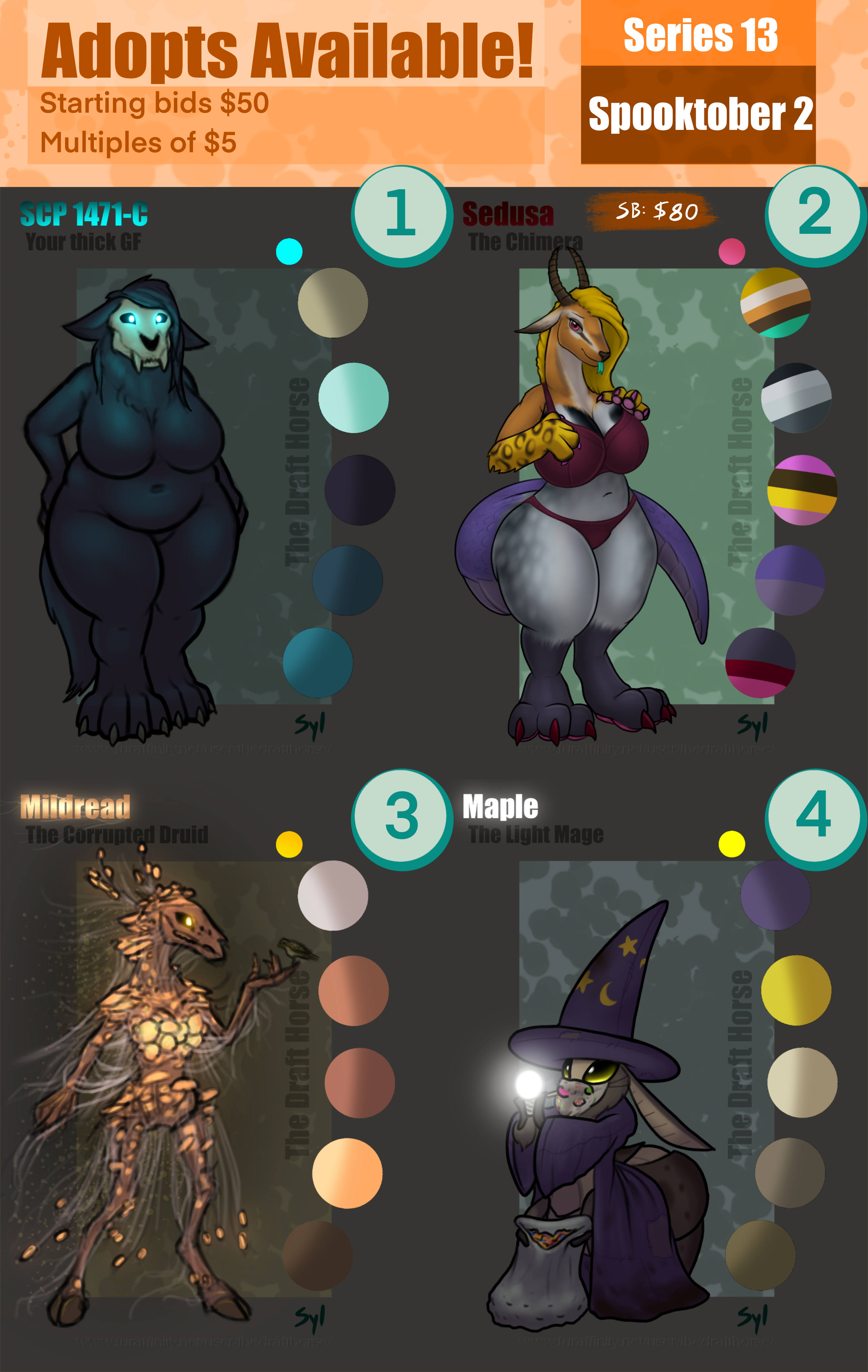 Series 13 [ADOPT BIDDING] by The_Draft_Horse -- Fur Affinity [dot] net