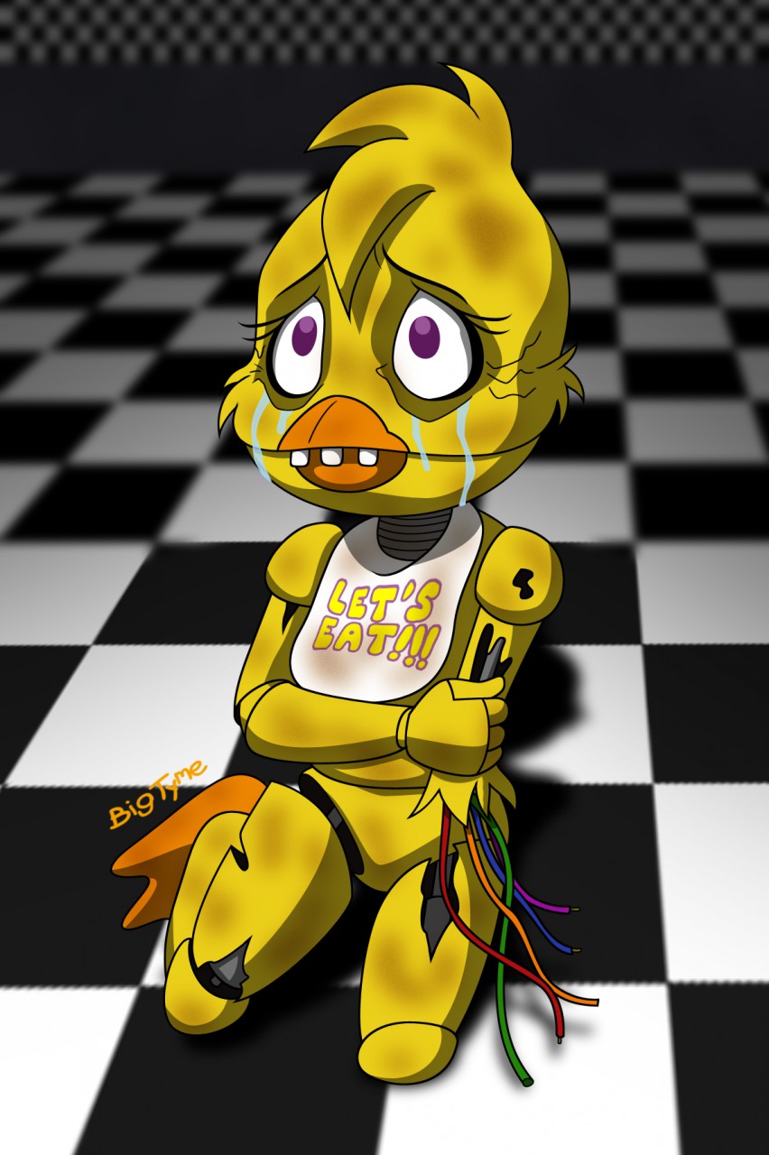 Withered Chica [FNAF] by -Lighth0use- -- Fur Affinity [dot] net