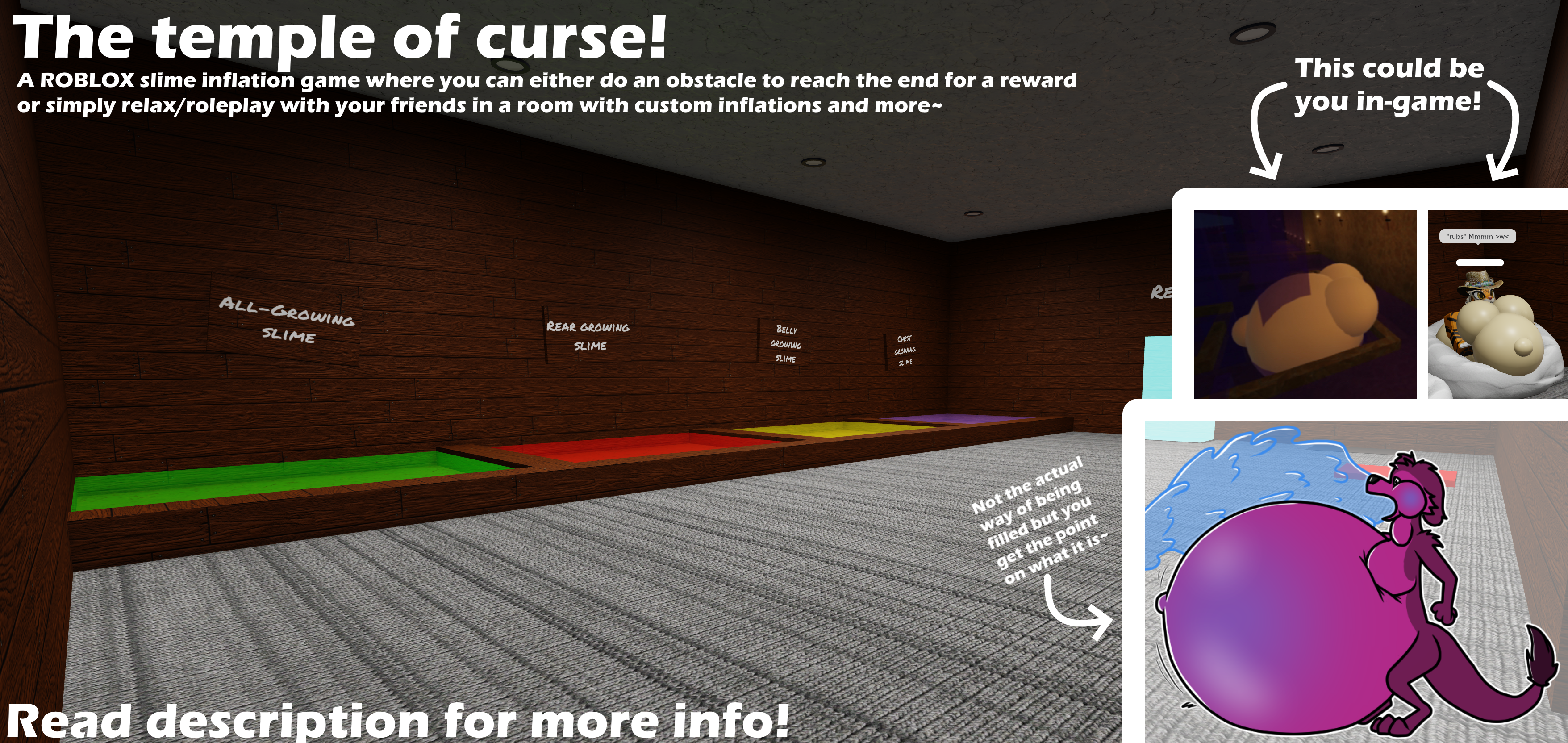 The temple of curse! (ROBLOX slime inflation game) by