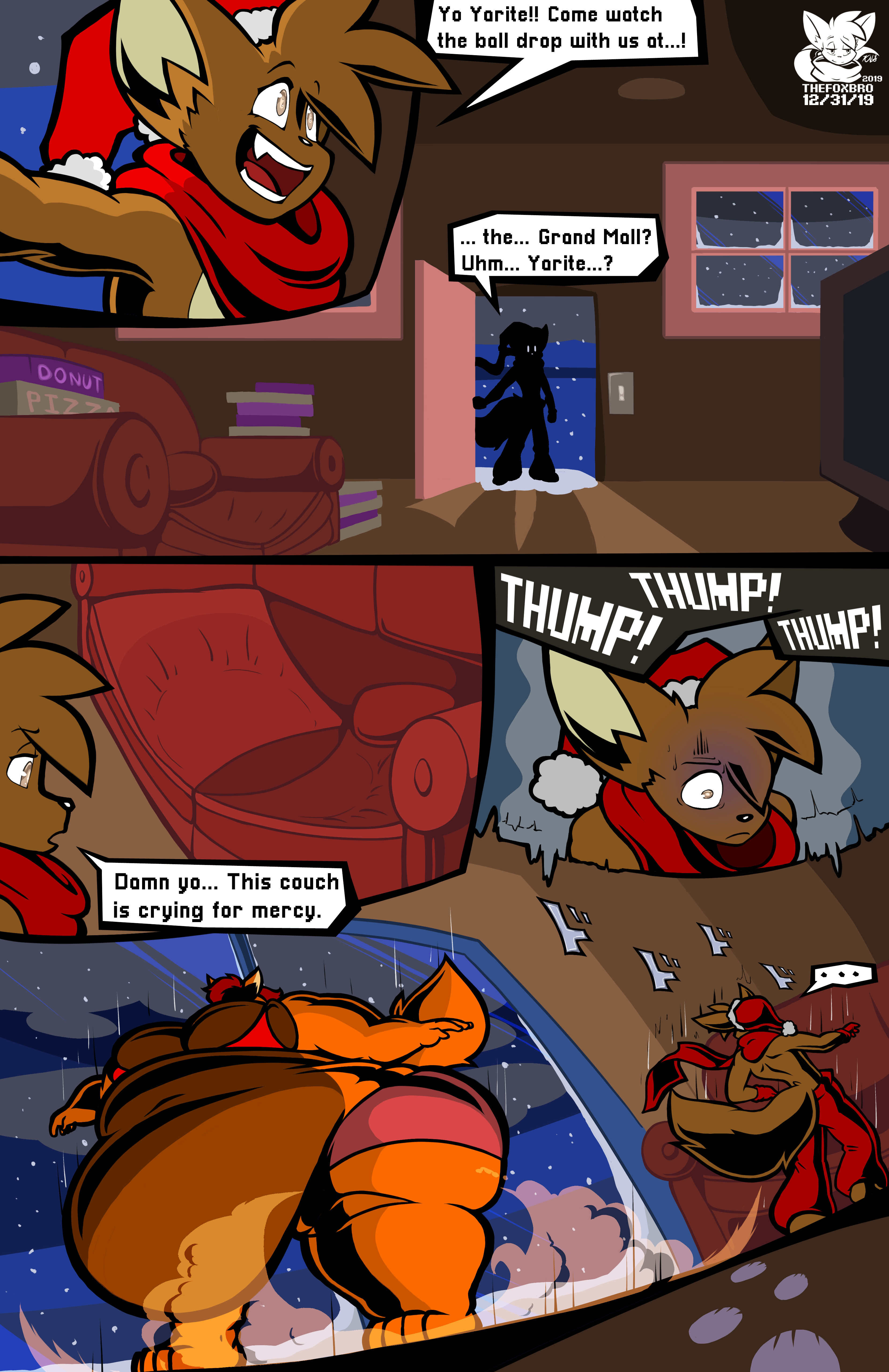 Yarite's Weight Gain - Page 9 by TheFoxBro -- Fur Affinity [dot] net