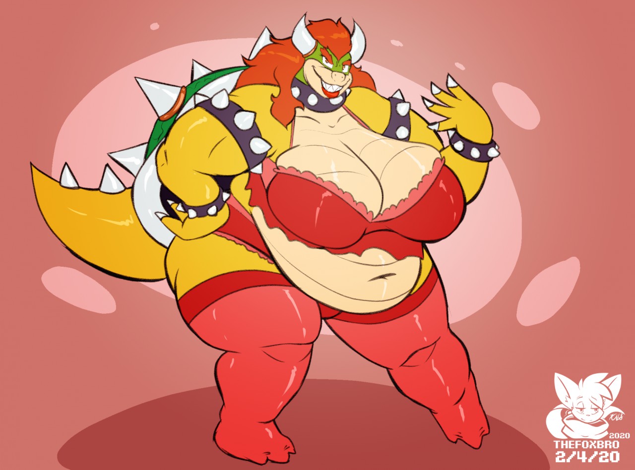 $20 COM Queen Koopa trying out new lingerie. 