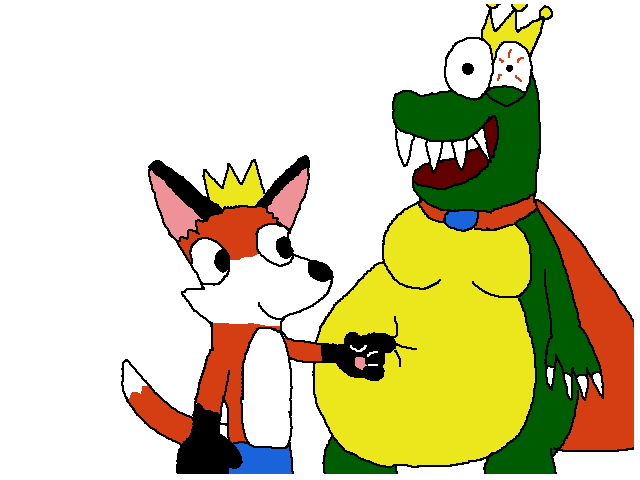 Me Poking King K Rools Belly By Thefoxprince11 Fur Affinity Dot Net 0198