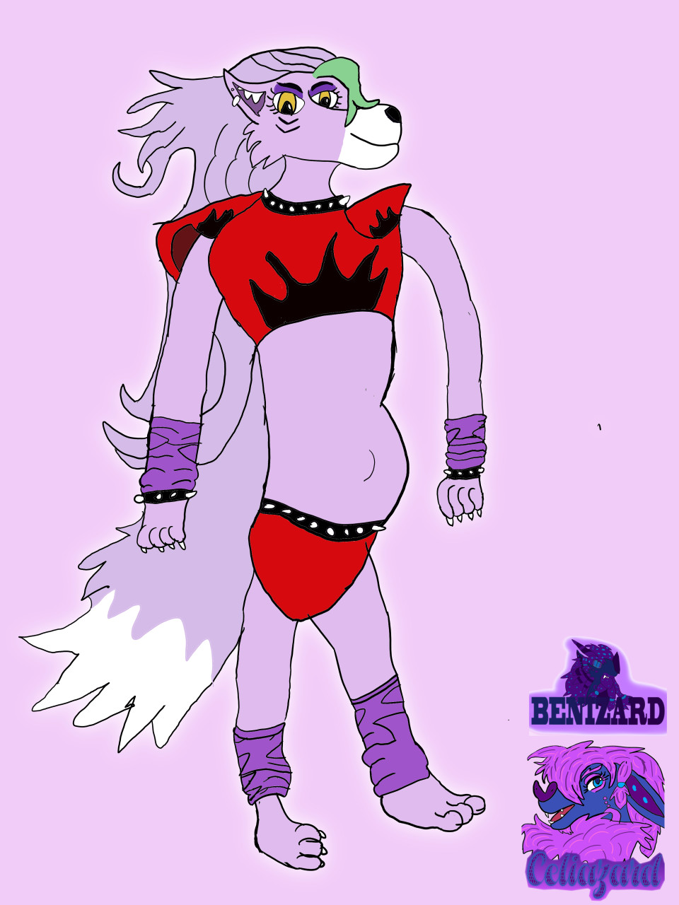 Pregnant Roxanne Wolf by TheFoxPrince11 -- Fur Affinity [dot] net